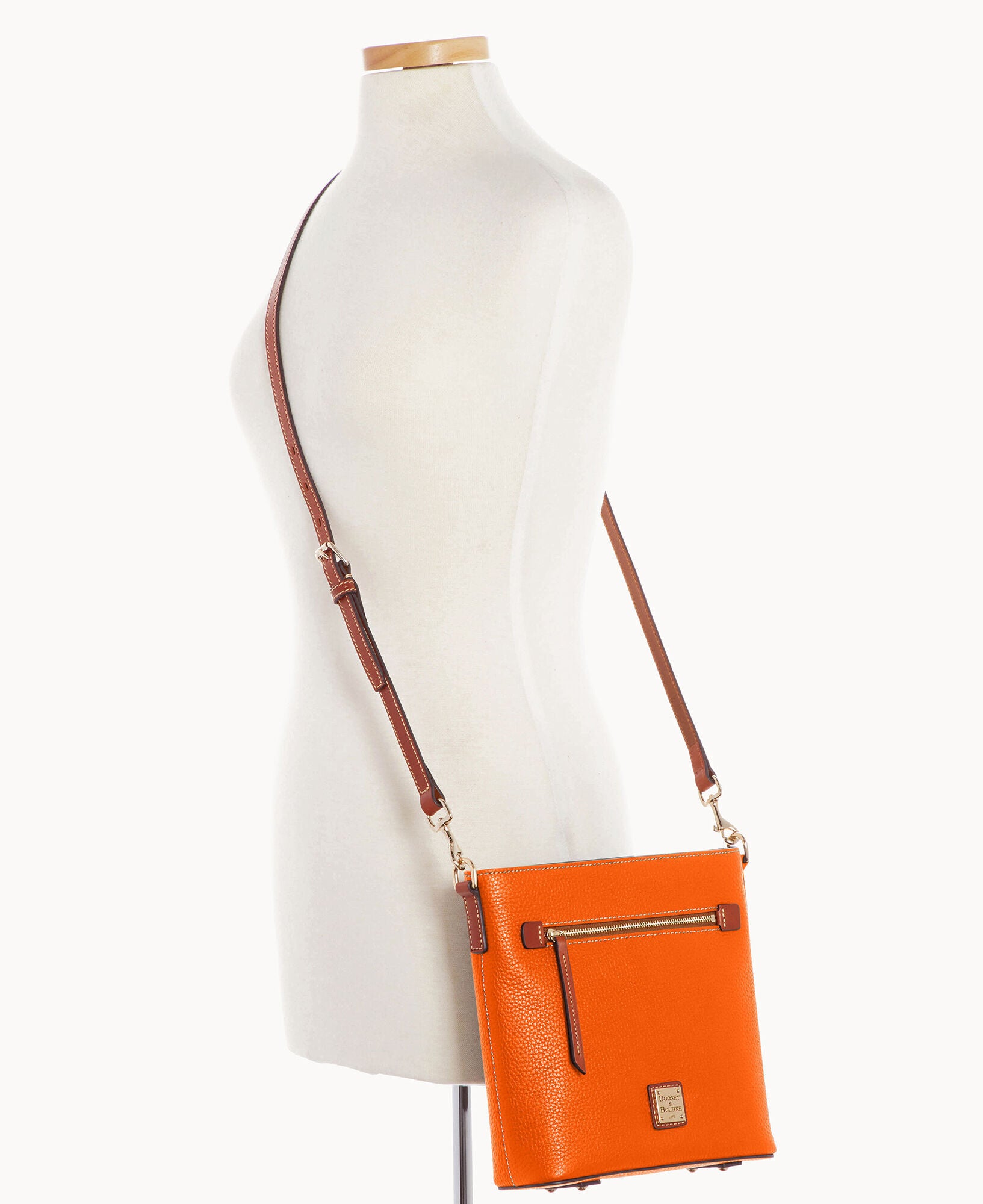 Pebble Grain Zip Crossbody - Image 3
