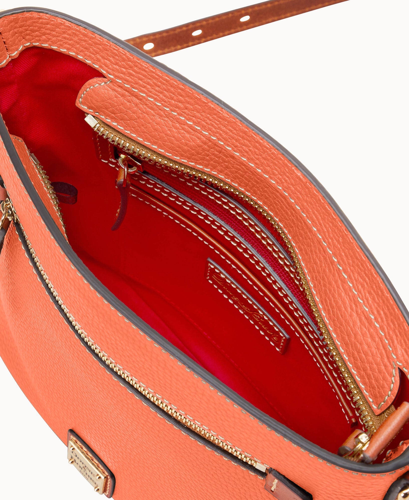 Pebble Grain Zip Crossbody - Image 11