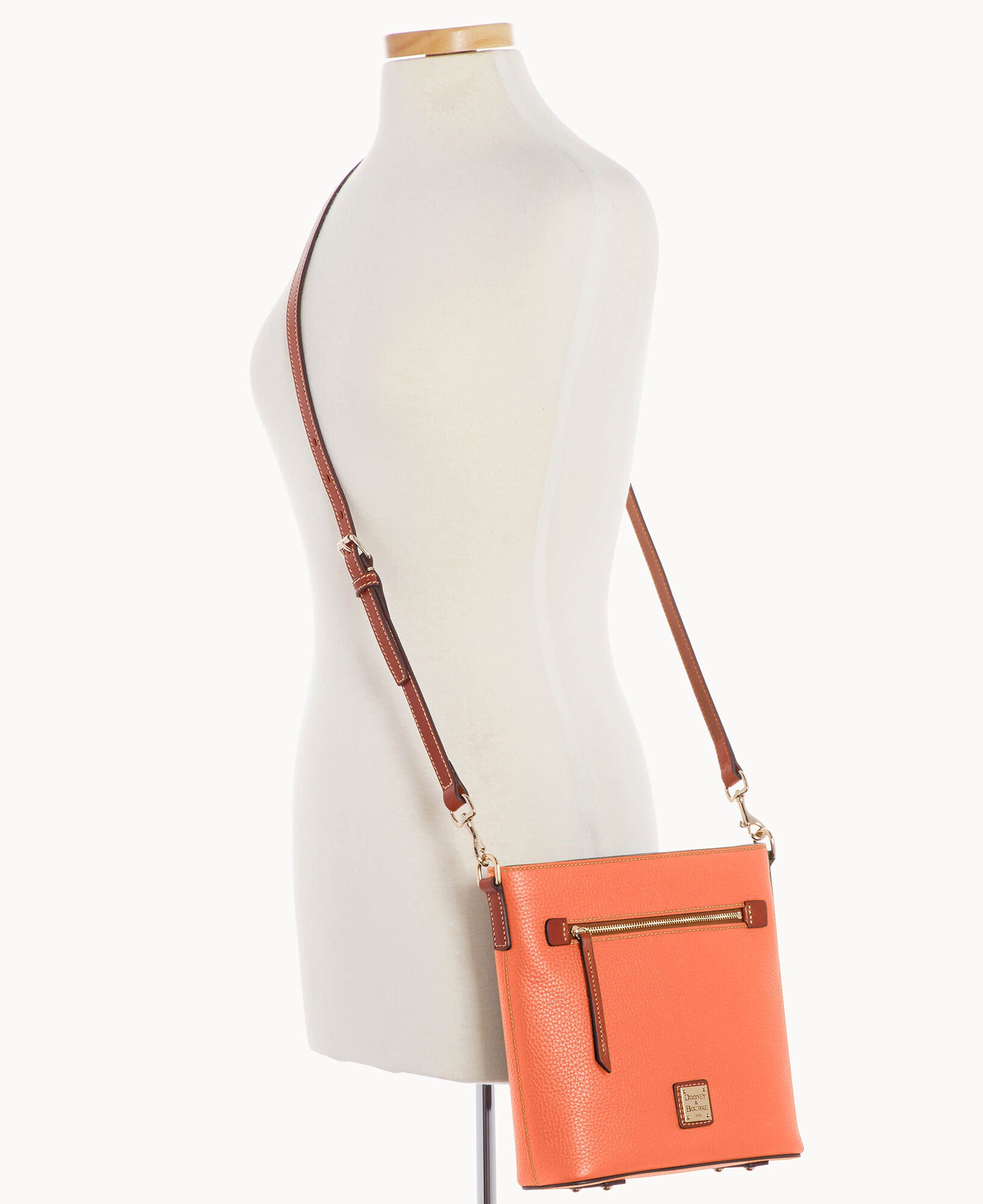 Pebble Grain Zip Crossbody - Image 12