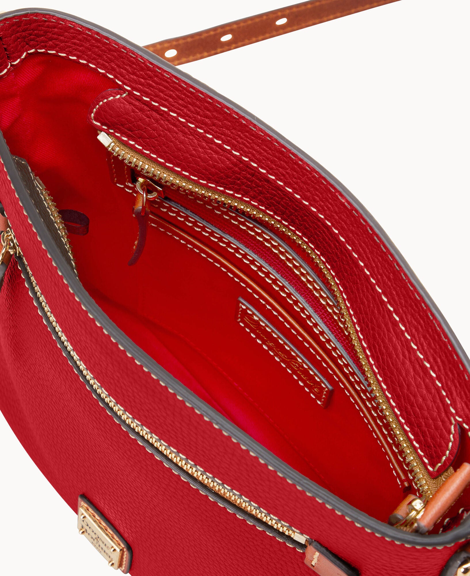 Pebble Grain Zip Crossbody - Image 15