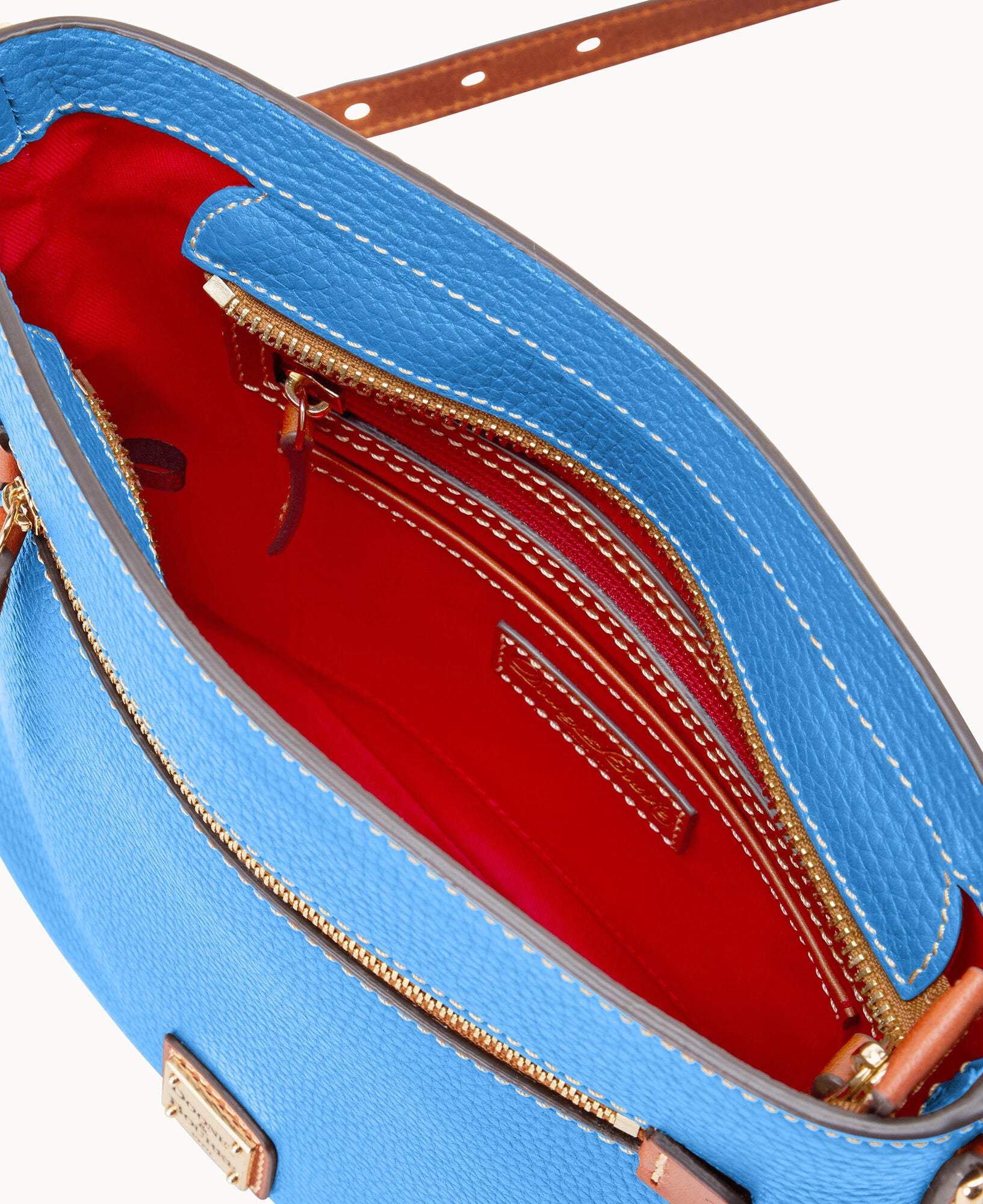 Pebble Grain Zip Crossbody - Image 30