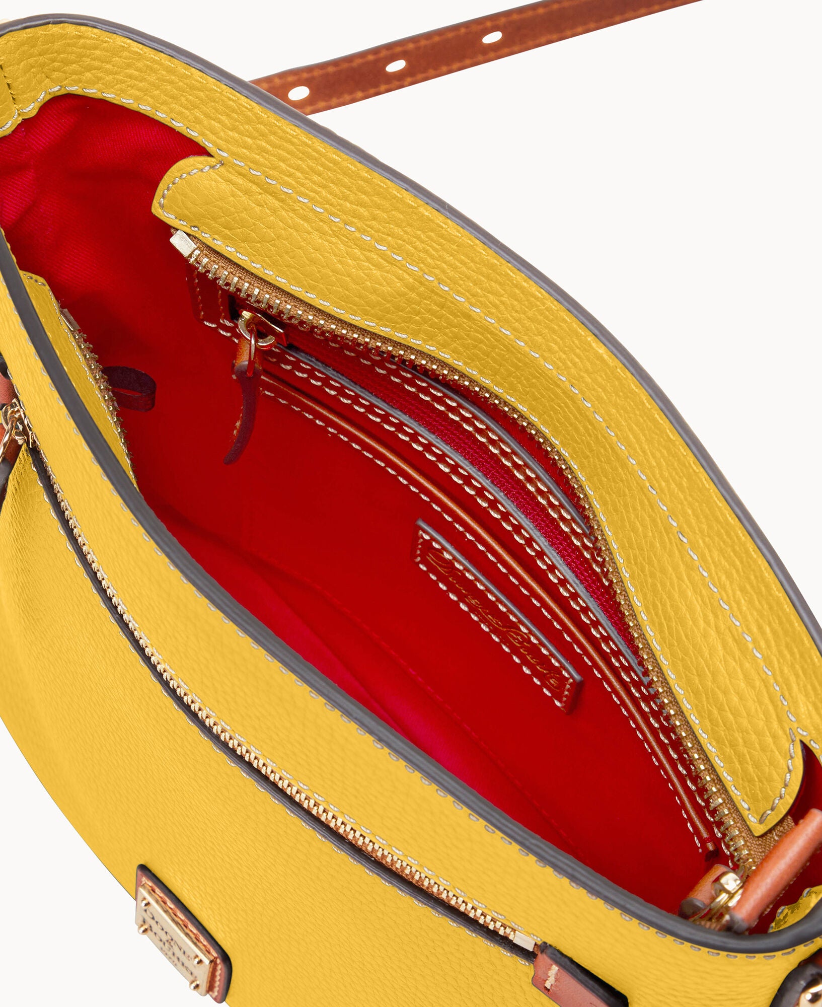Pebble Grain Zip Crossbody - Image 21