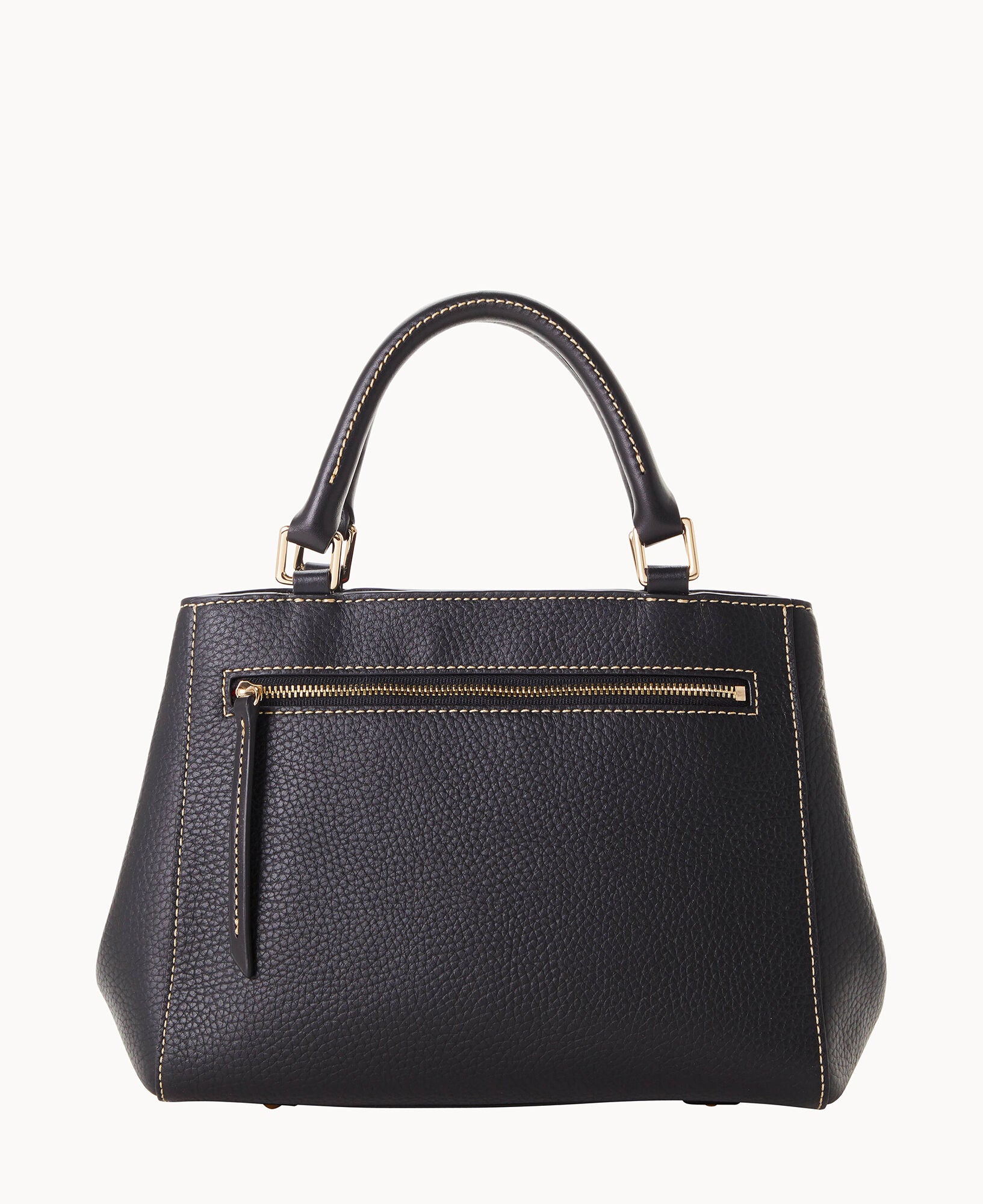 Pebble Grain Small Zip Satchel - Image 24