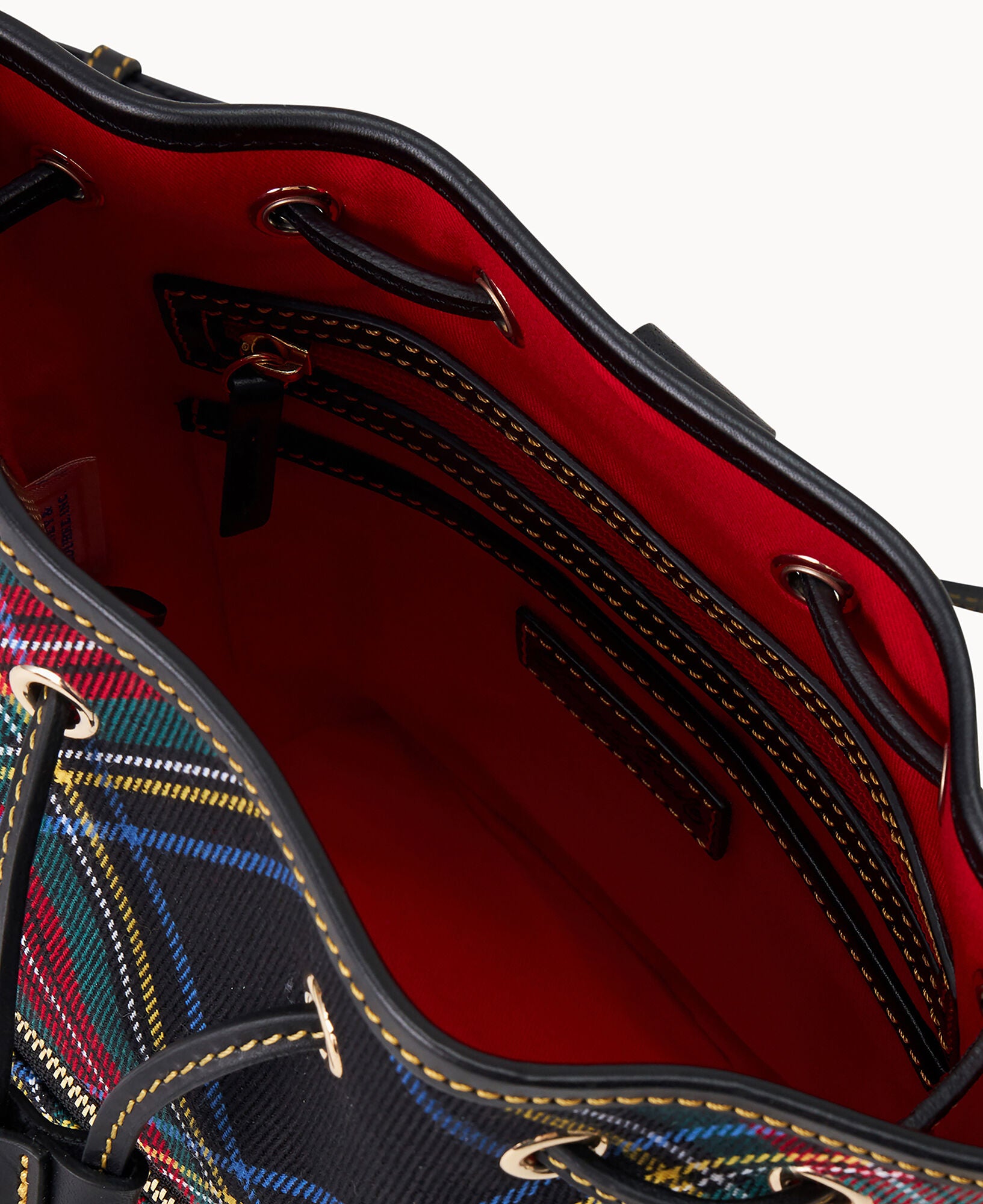 Tartan Small Drawstring Crossbody - Image 3