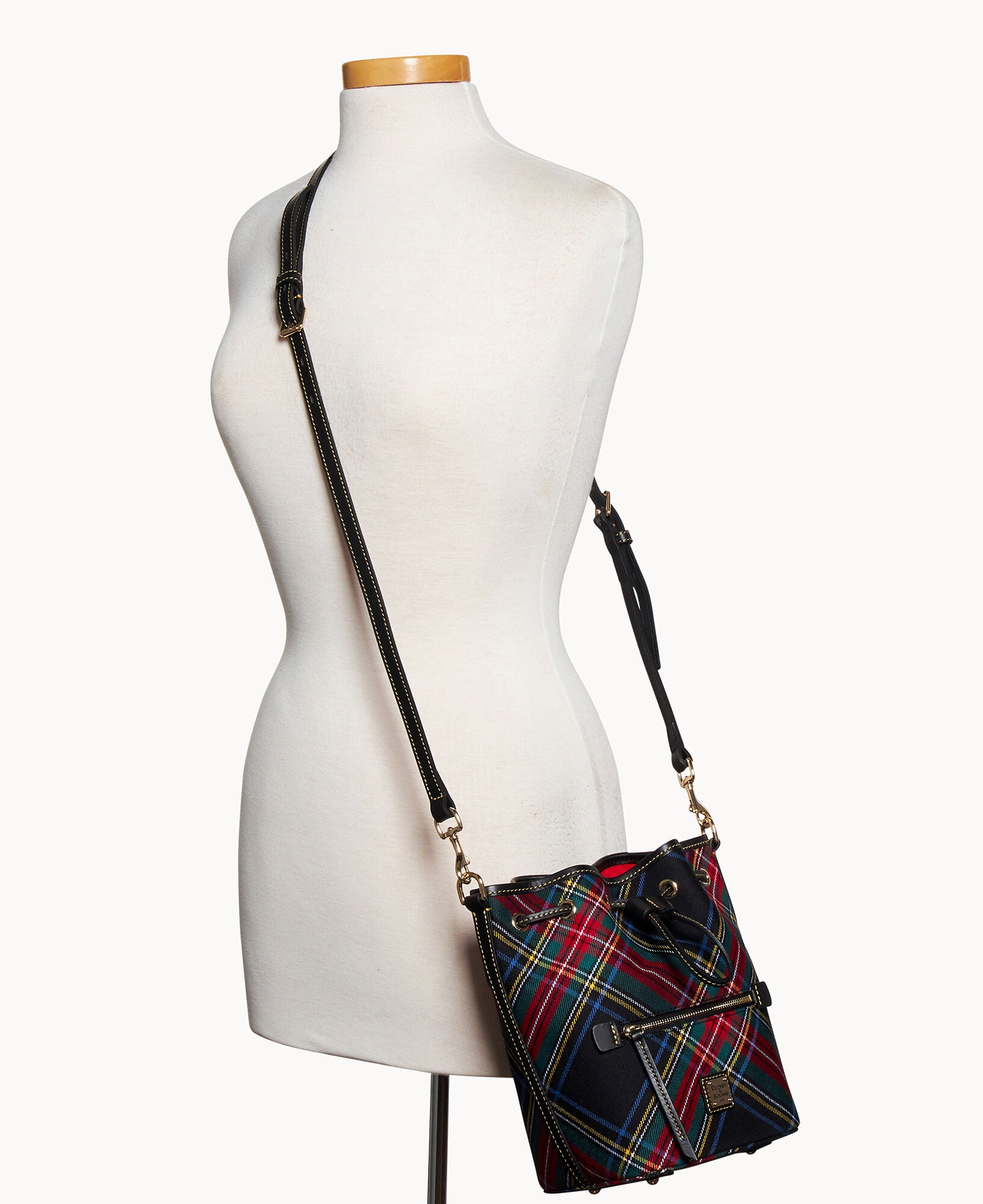 Tartan Small Drawstring Crossbody - Image 4