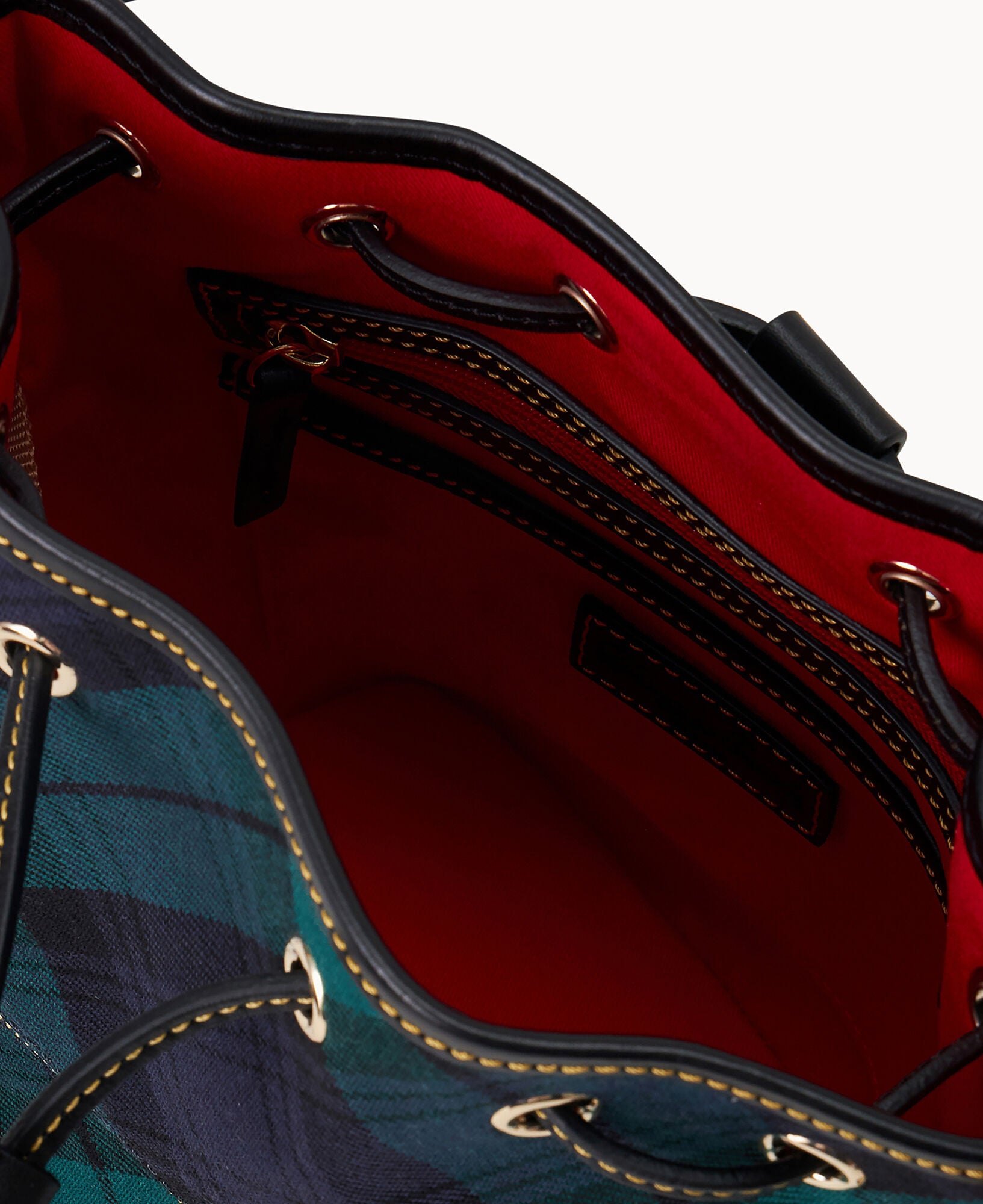 Tartan Small Drawstring Crossbody - Image 7