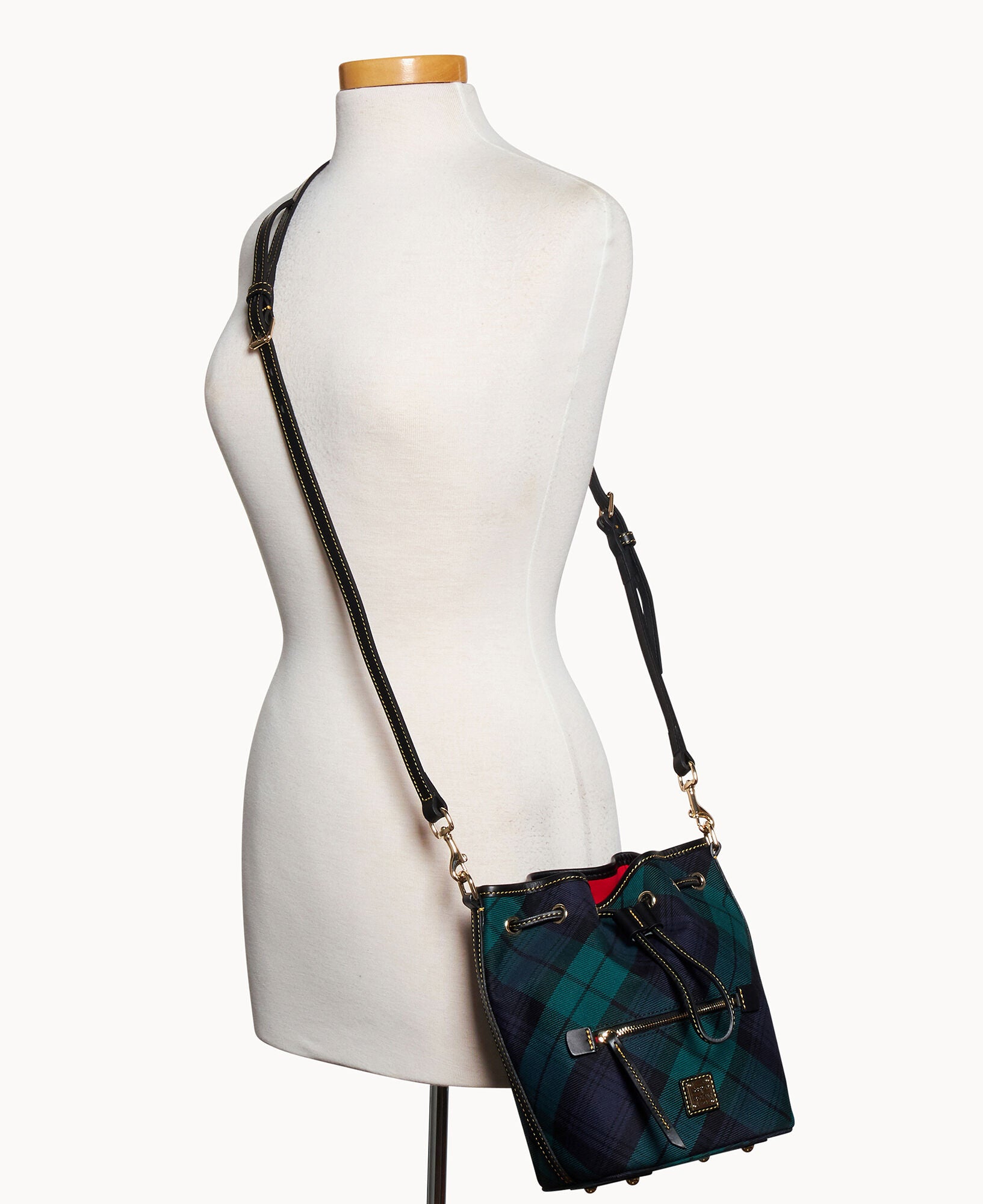 Tartan Small Drawstring Crossbody - Image 8