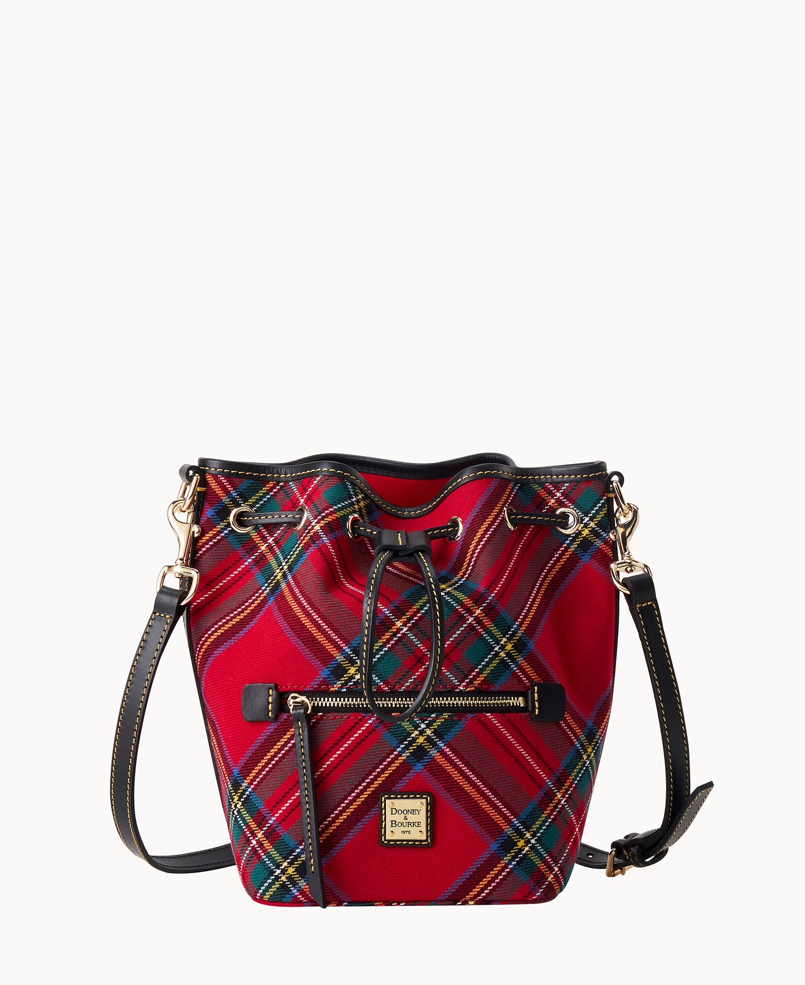 Tartan Small Drawstring Crossbody - Image 9
