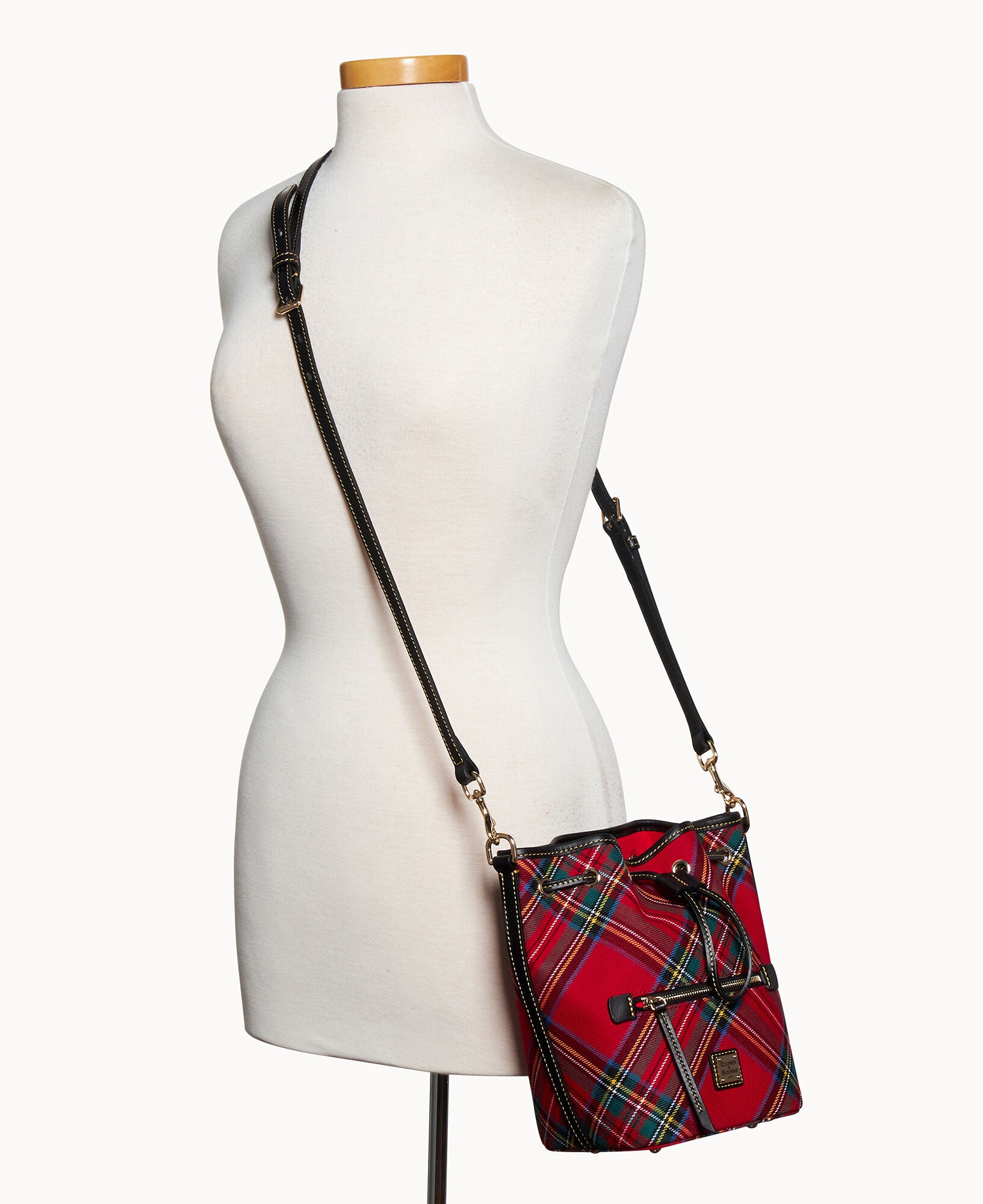 Tartan Small Drawstring Crossbody - Image 12