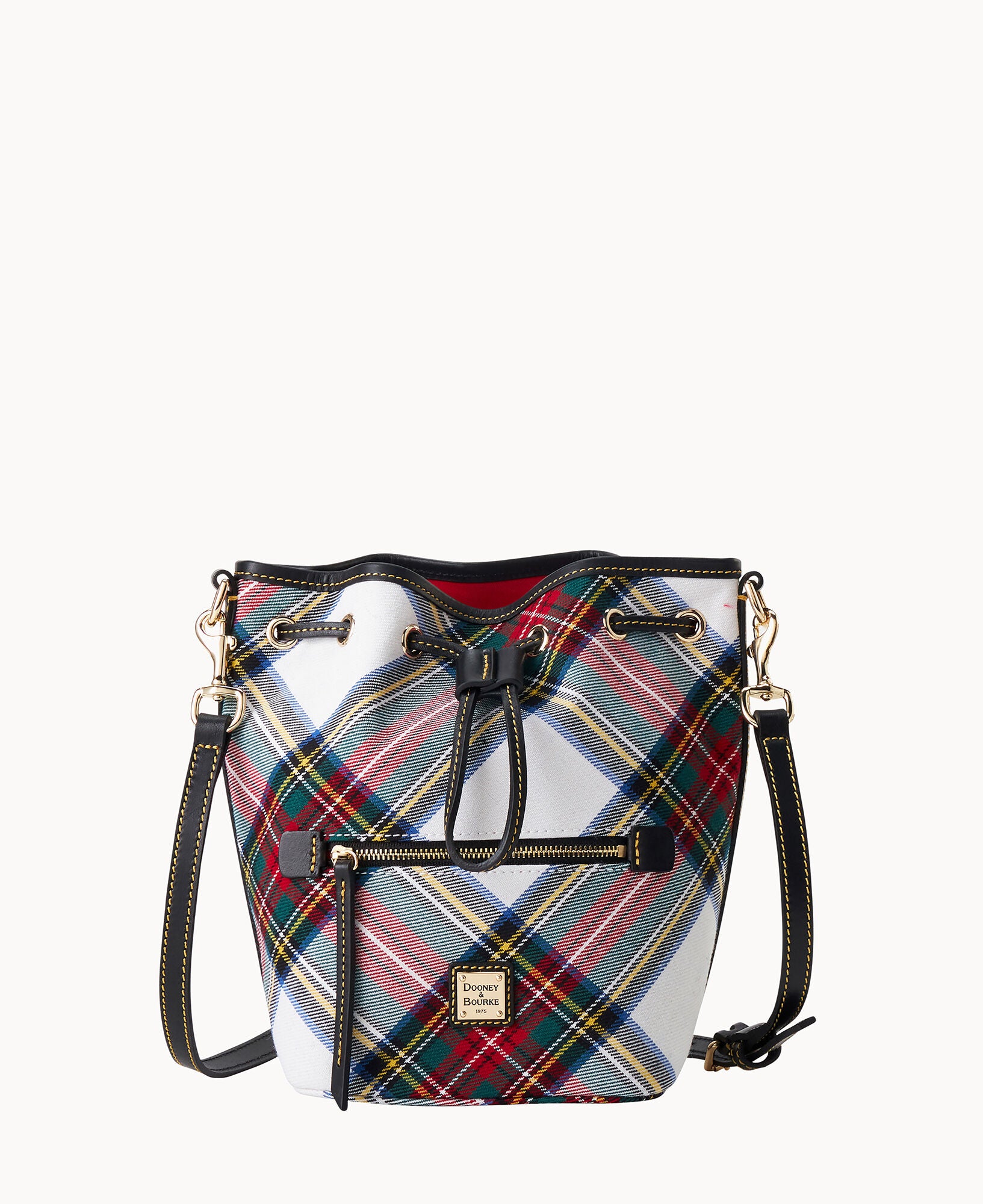 Tartan Small Drawstring Crossbody - Image 13