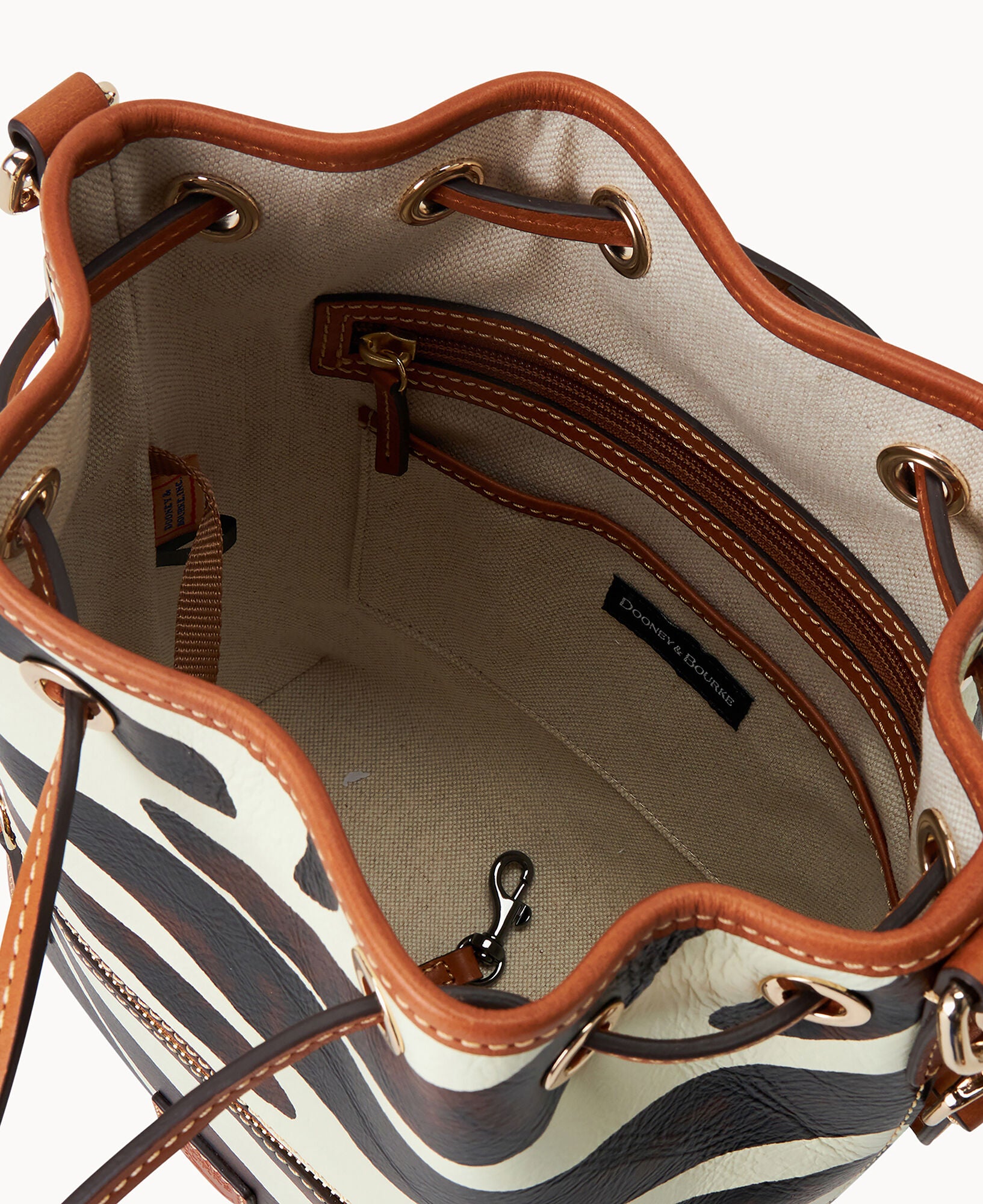 Zebra Leather Drawstring - Image 3