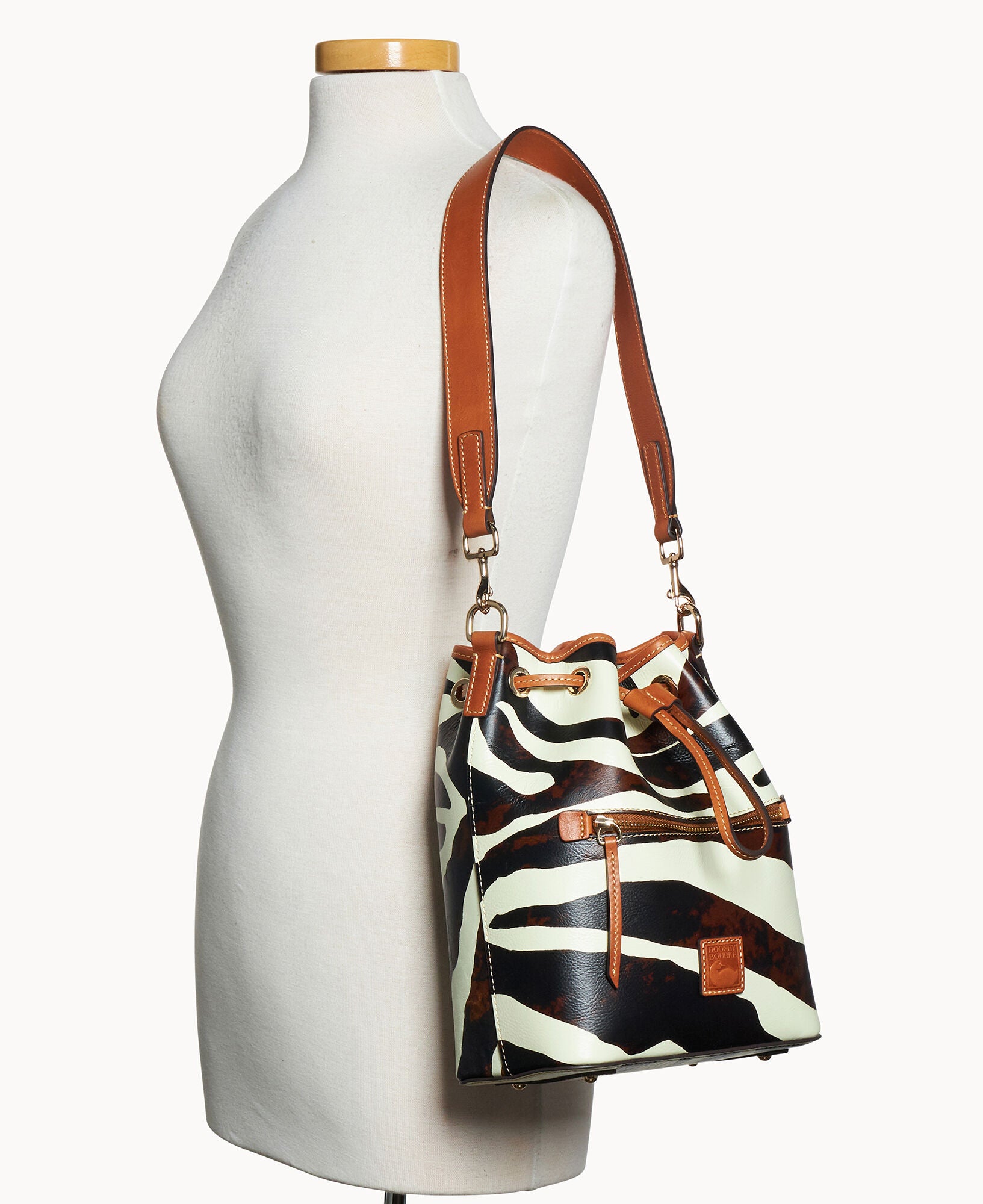 Zebra Leather Drawstring - Image 4