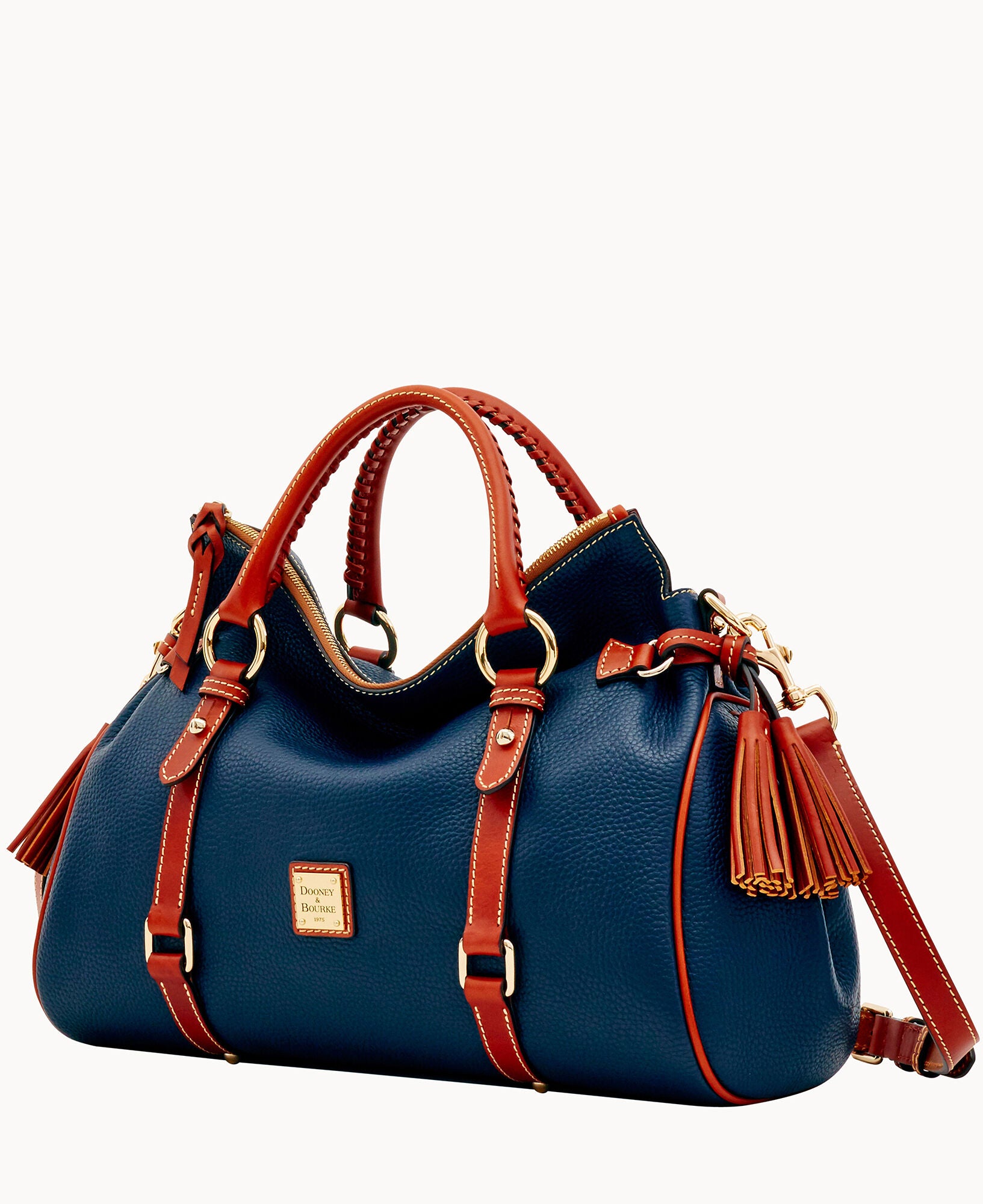 Pebble Grain Large Satchel - Image 29