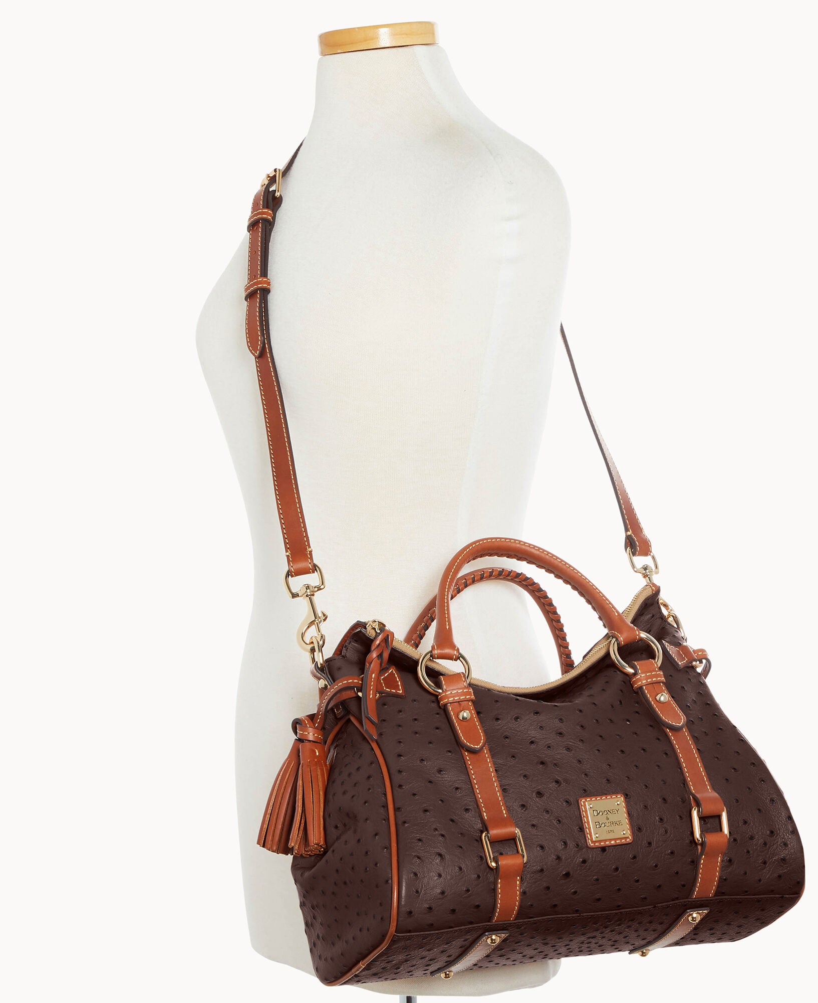 Ostrich Large Satchel - Image 11