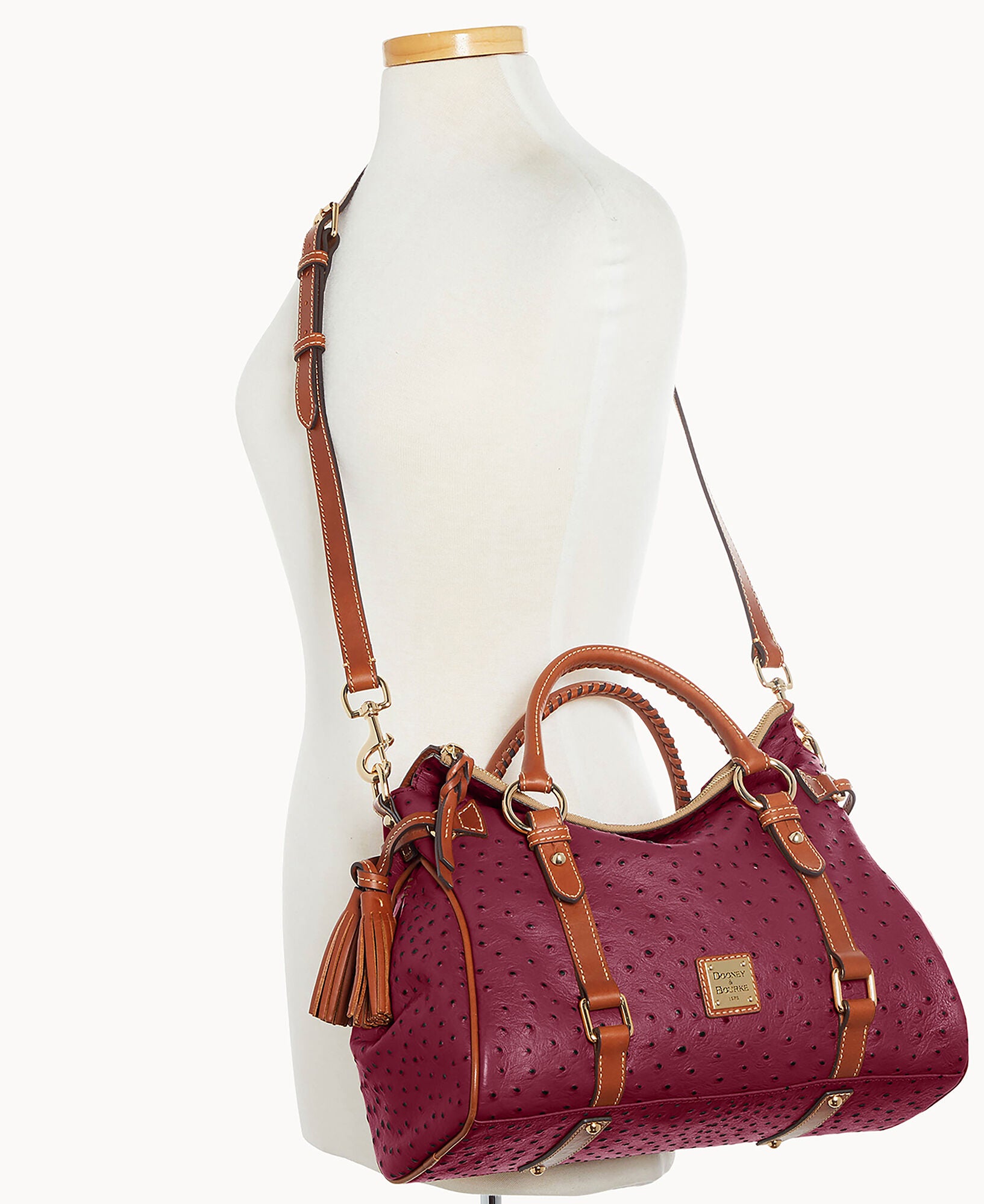 Ostrich Large Satchel - Image 30