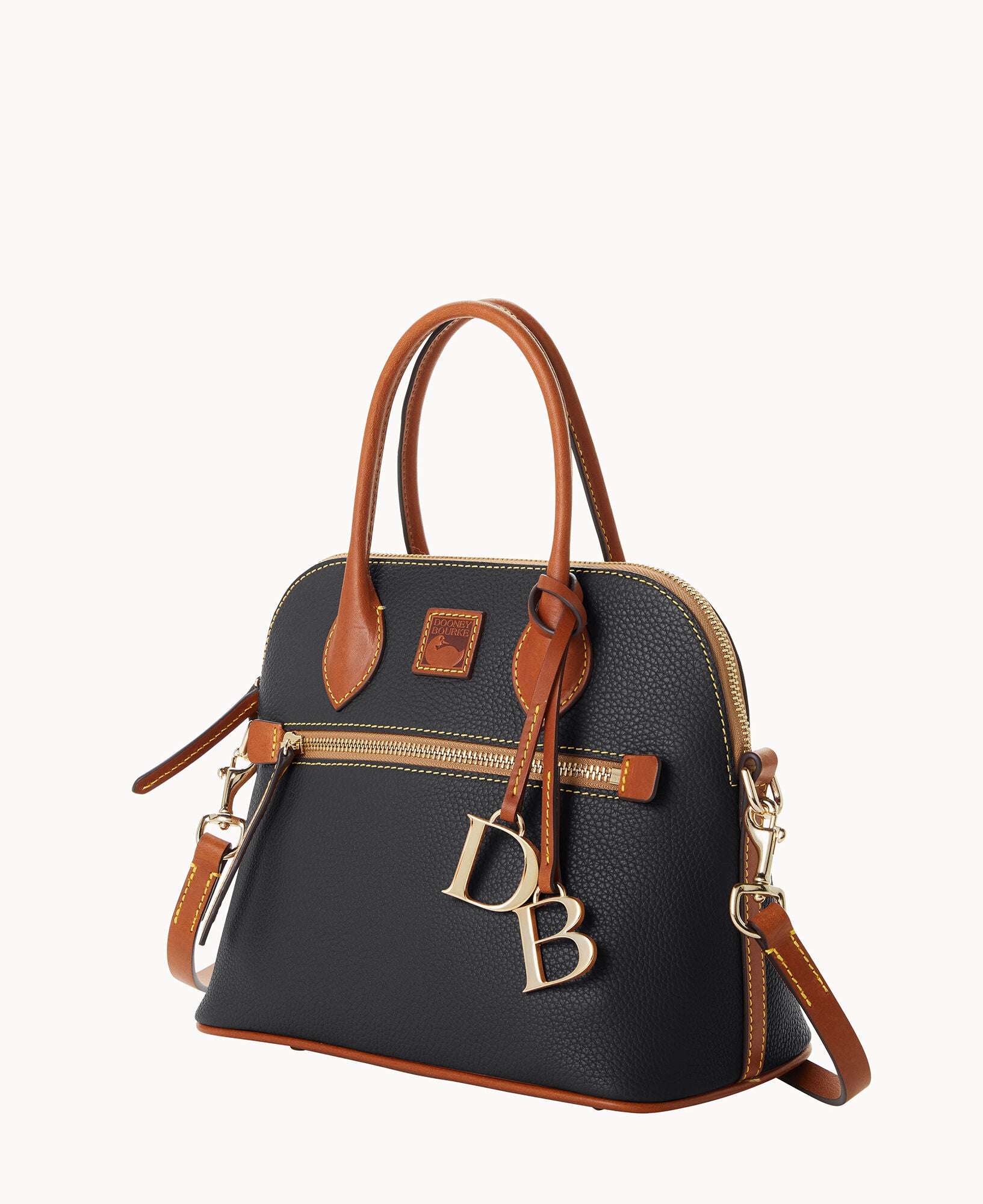 Pebble Grain Domed Satchel - Image 2