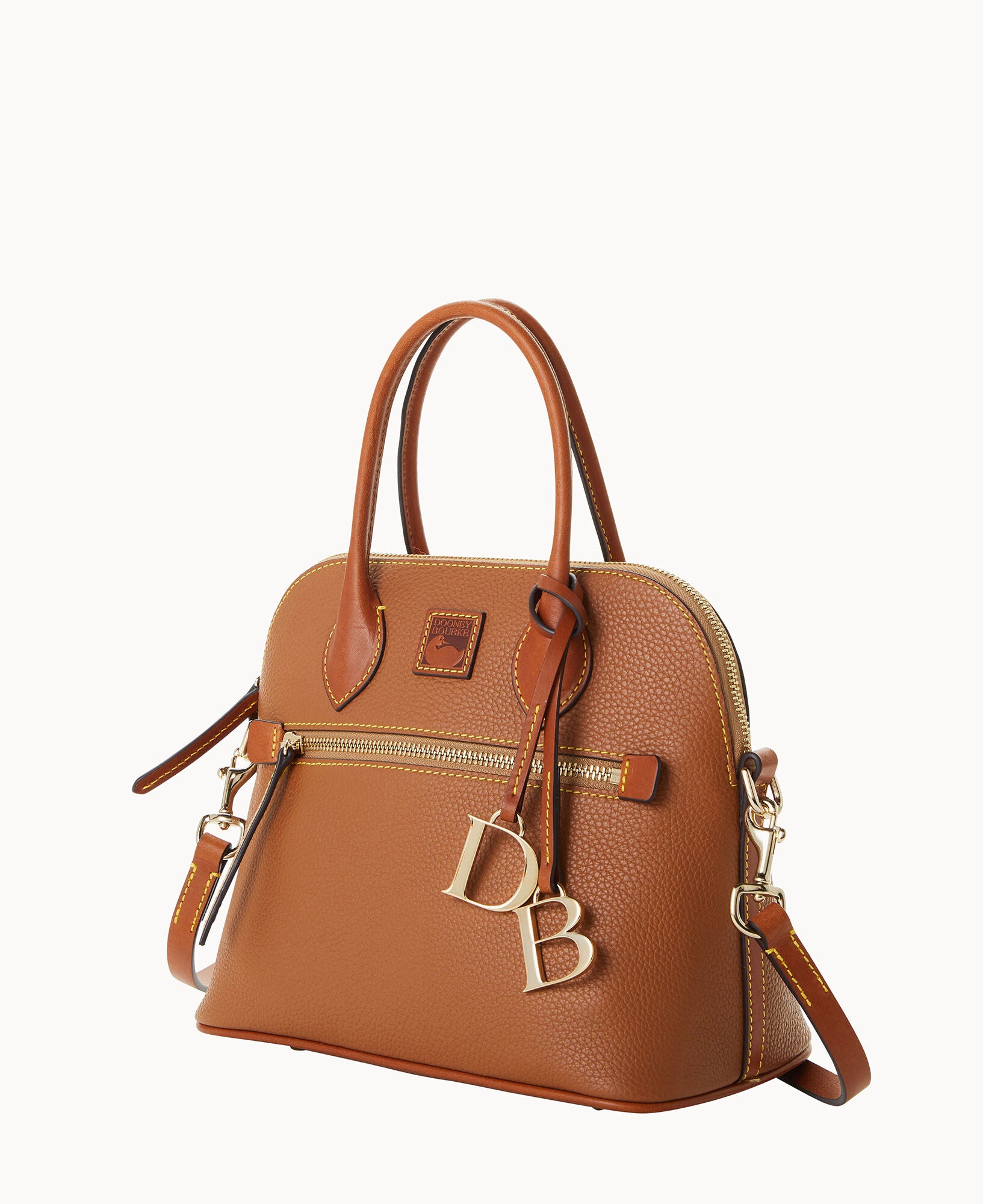 Pebble Grain Domed Satchel - Image 17