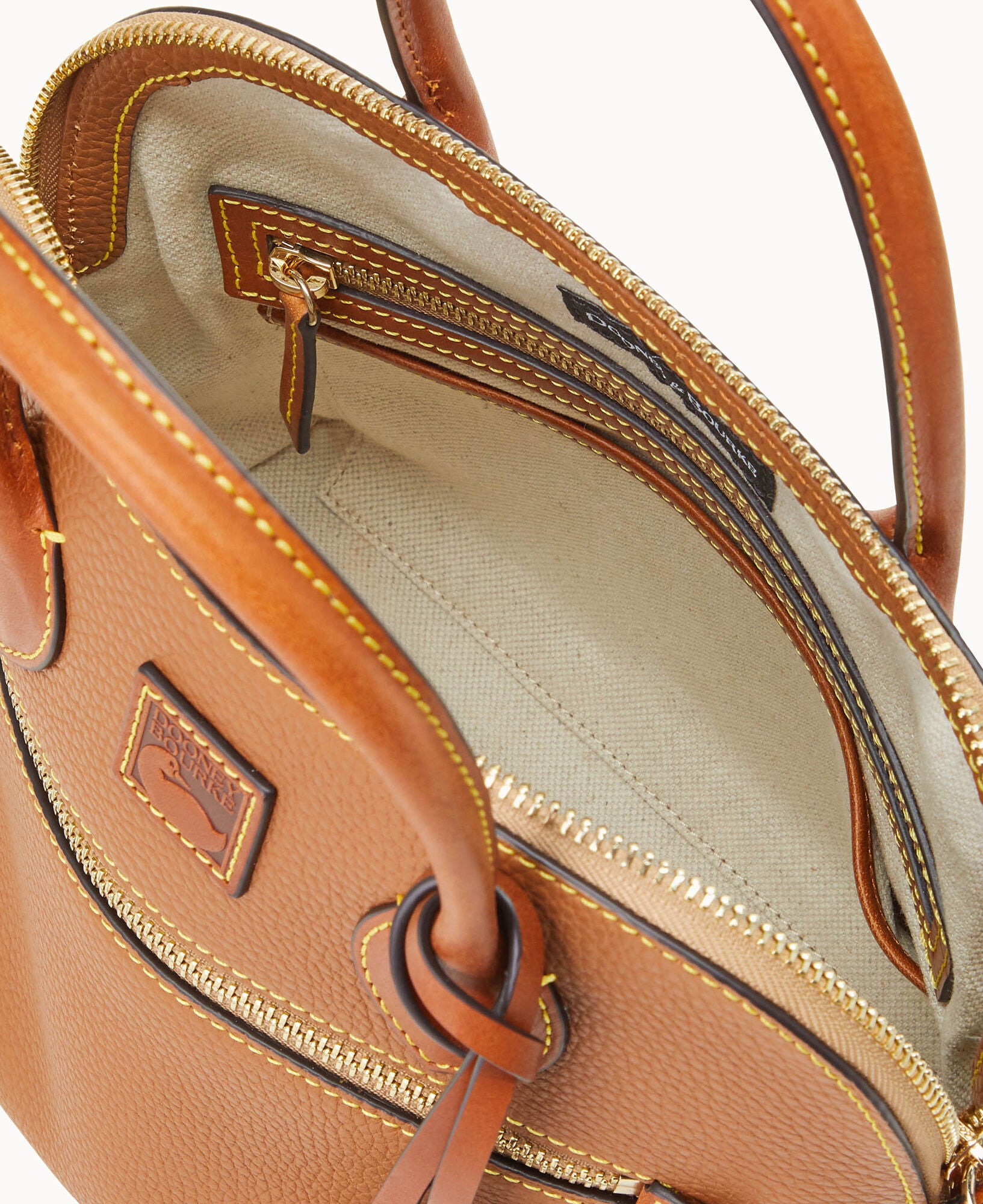 Pebble Grain Domed Satchel - Image 18