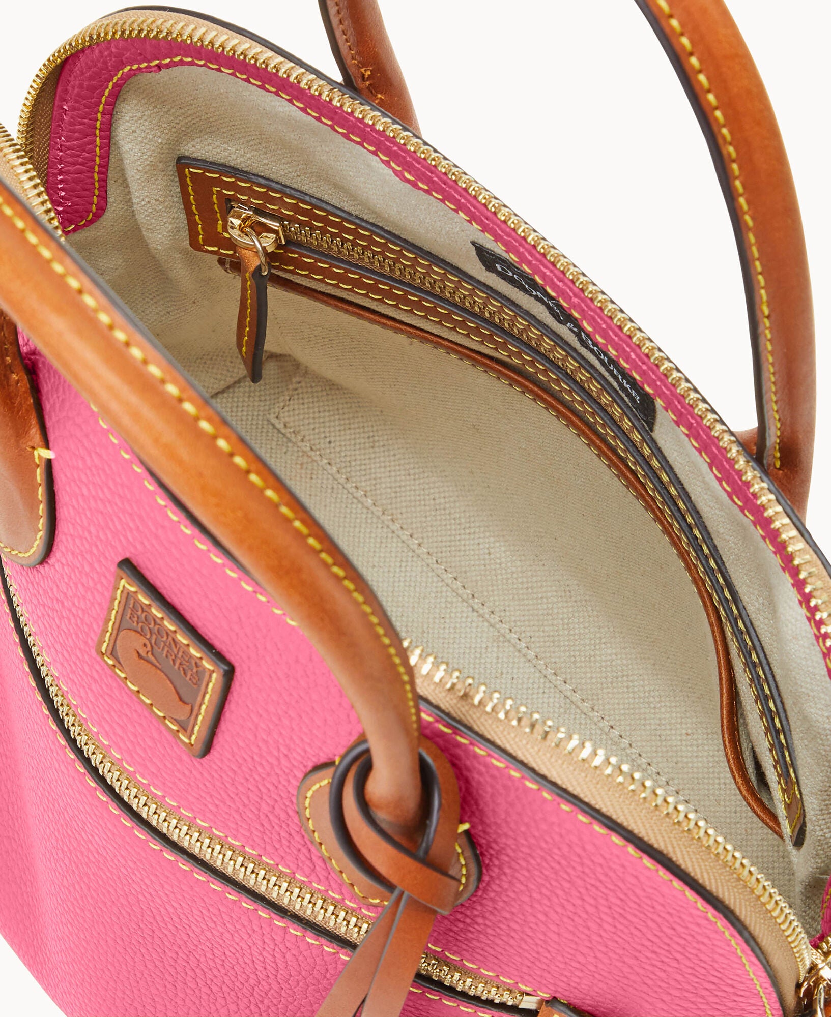 Pebble Grain Domed Satchel - Image 23