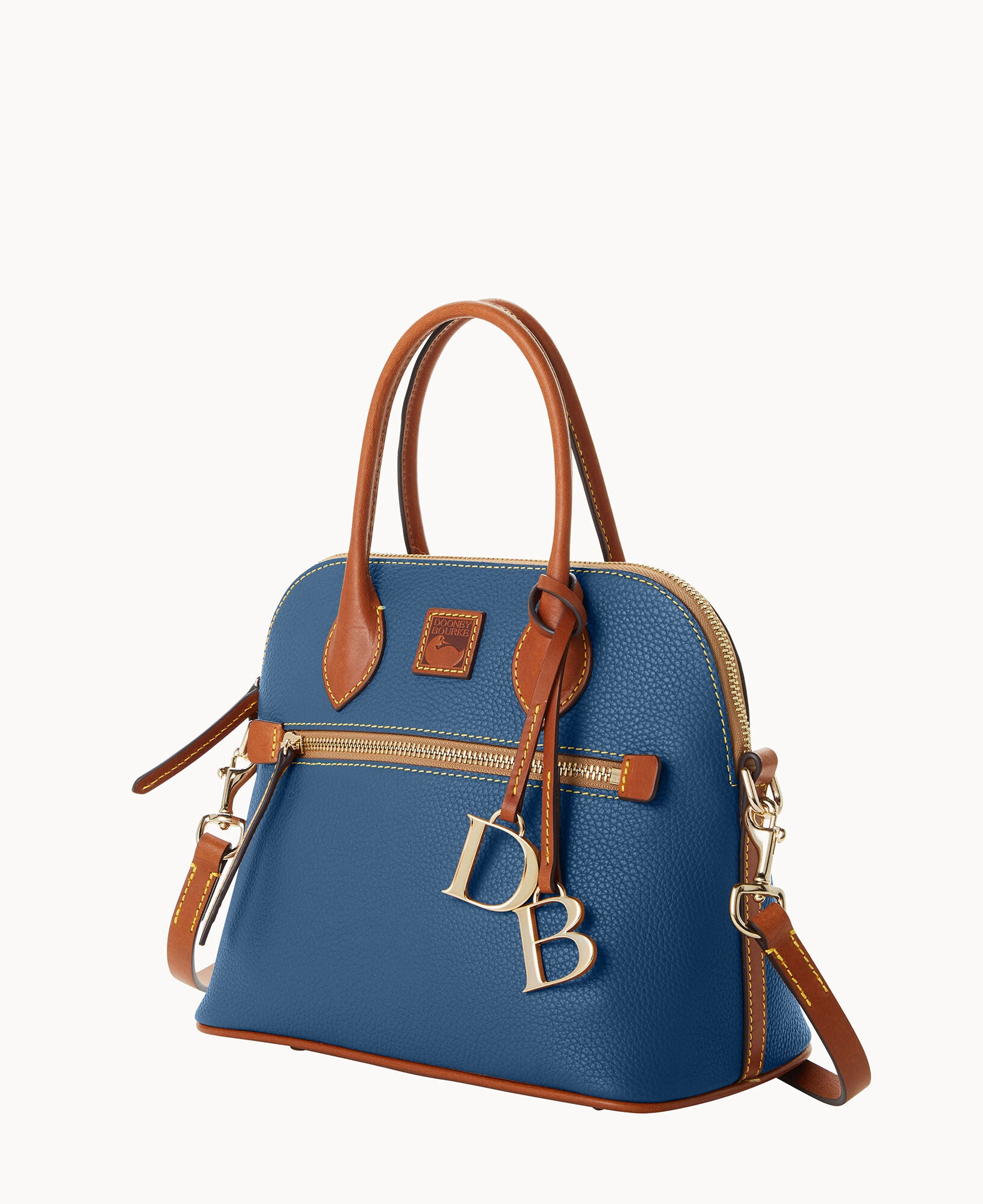 Pebble Grain Domed Satchel - Image 29