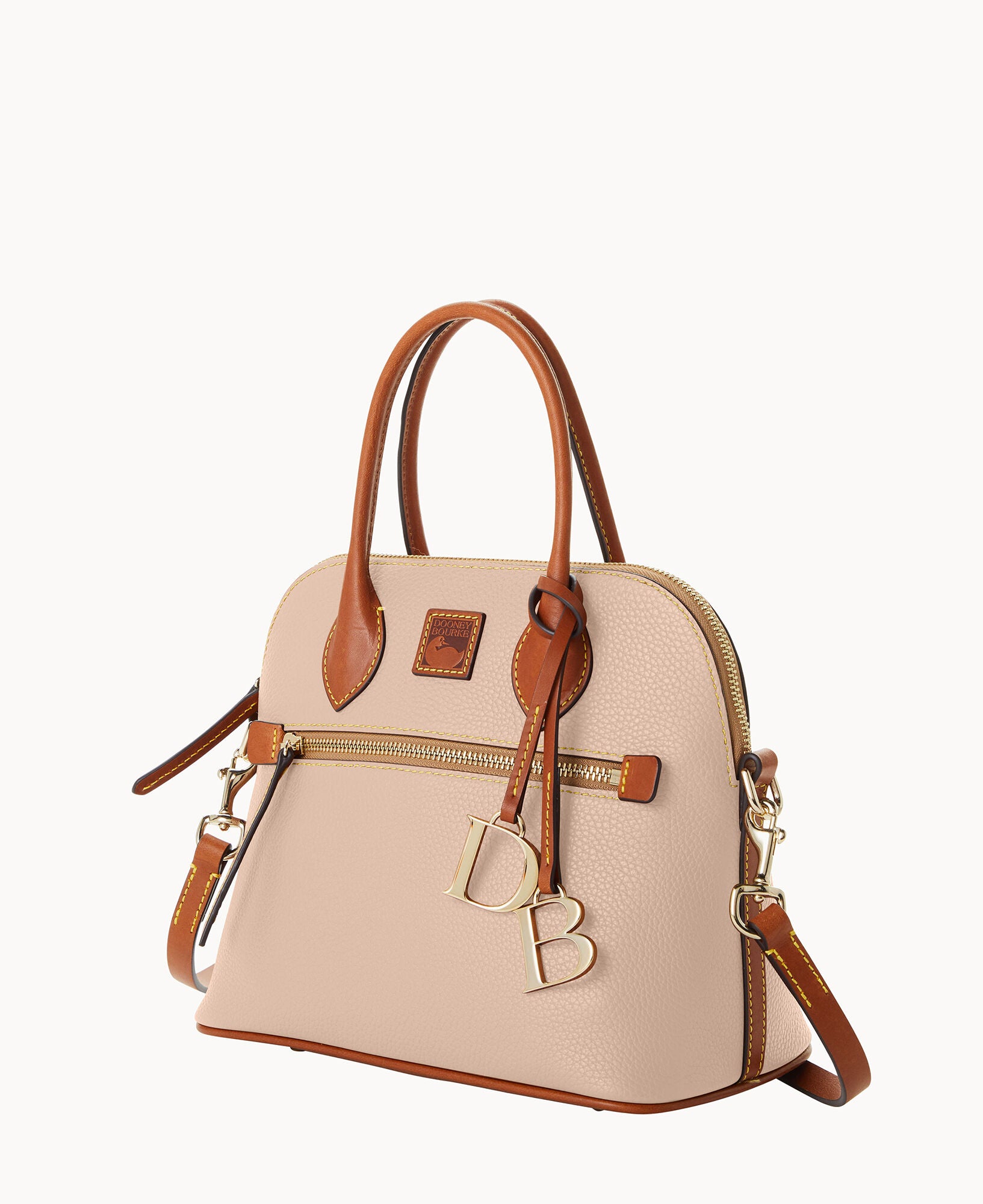 Pebble Grain Domed Satchel - Image 19