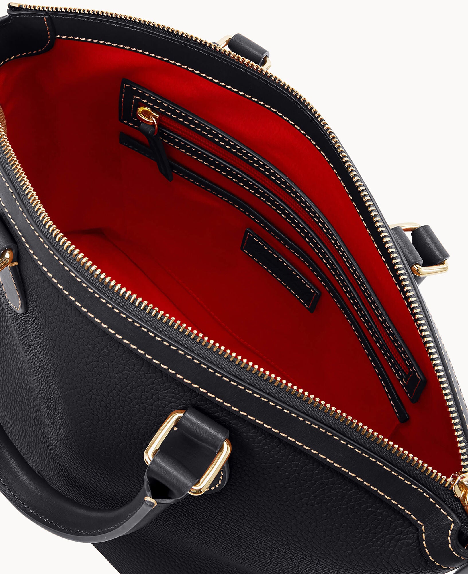 Pebble Grain Domed Satchel - Image 25