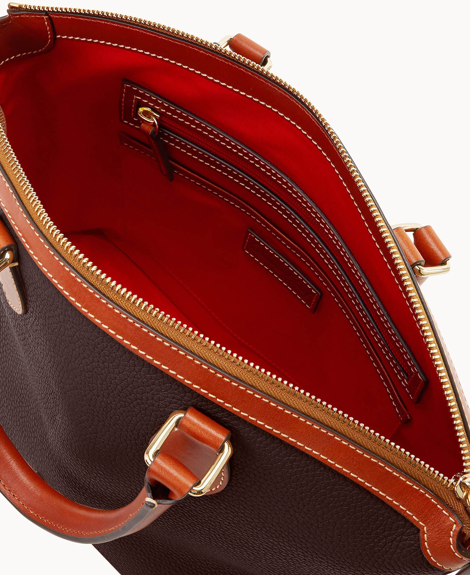Pebble Grain Domed Satchel - Image 14