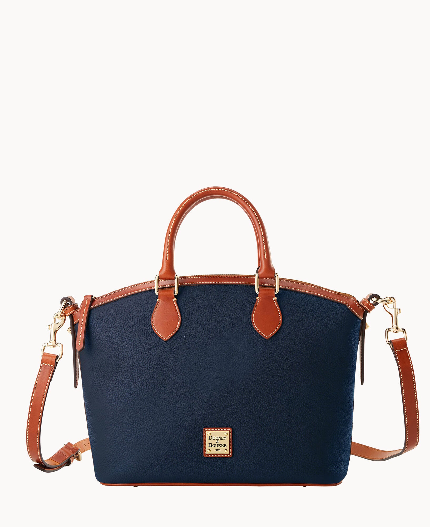 Pebble Grain Domed Satchel - Image 27