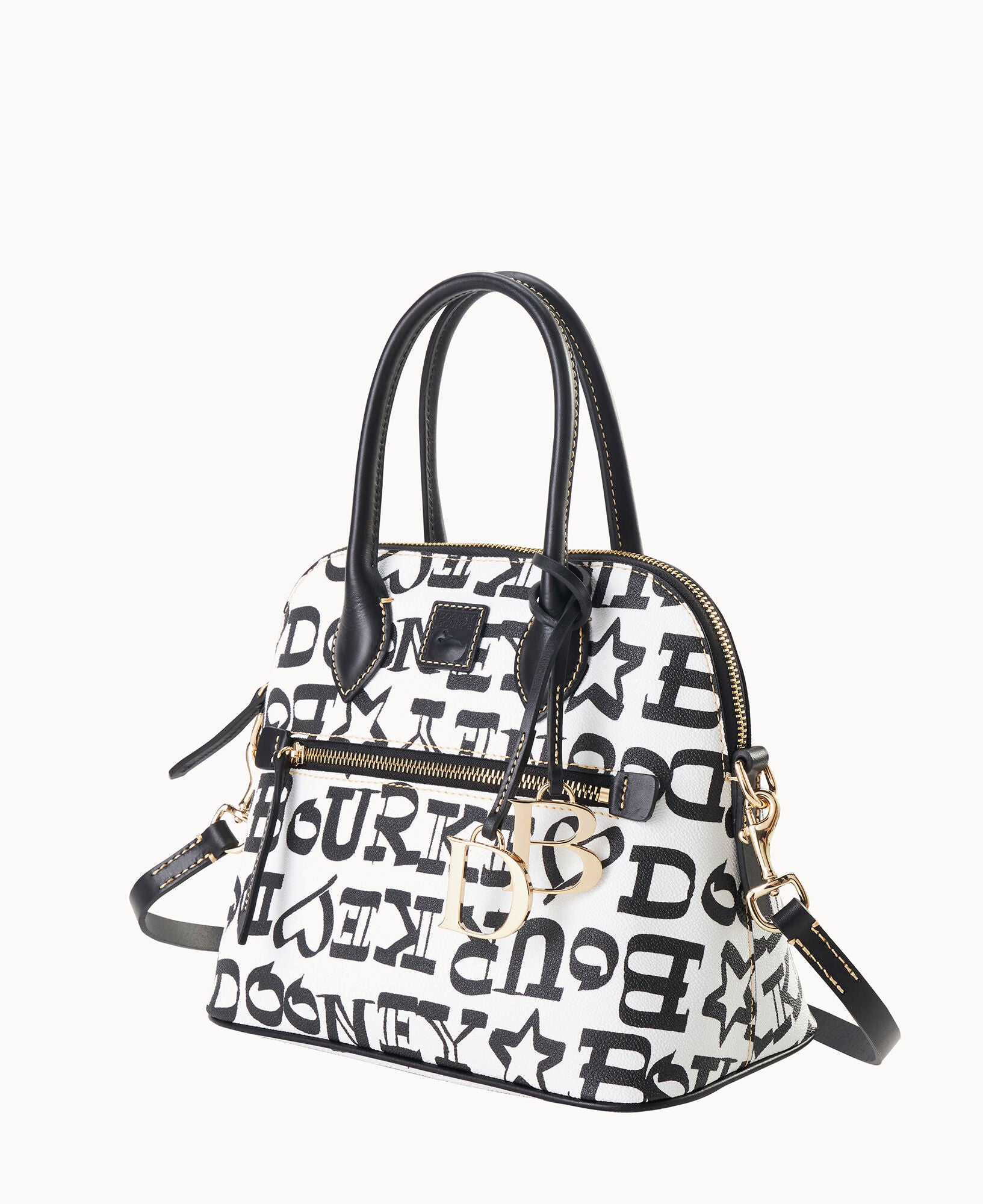 Doodle II Coated Cotton Domed Satchel - Image 2