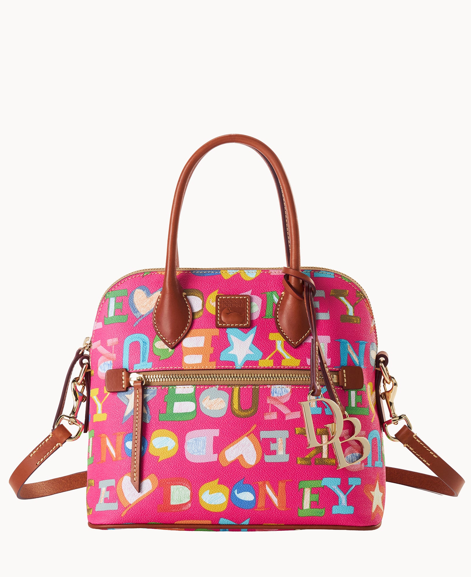 Doodle II Coated Cotton Domed Satchel - Image 17