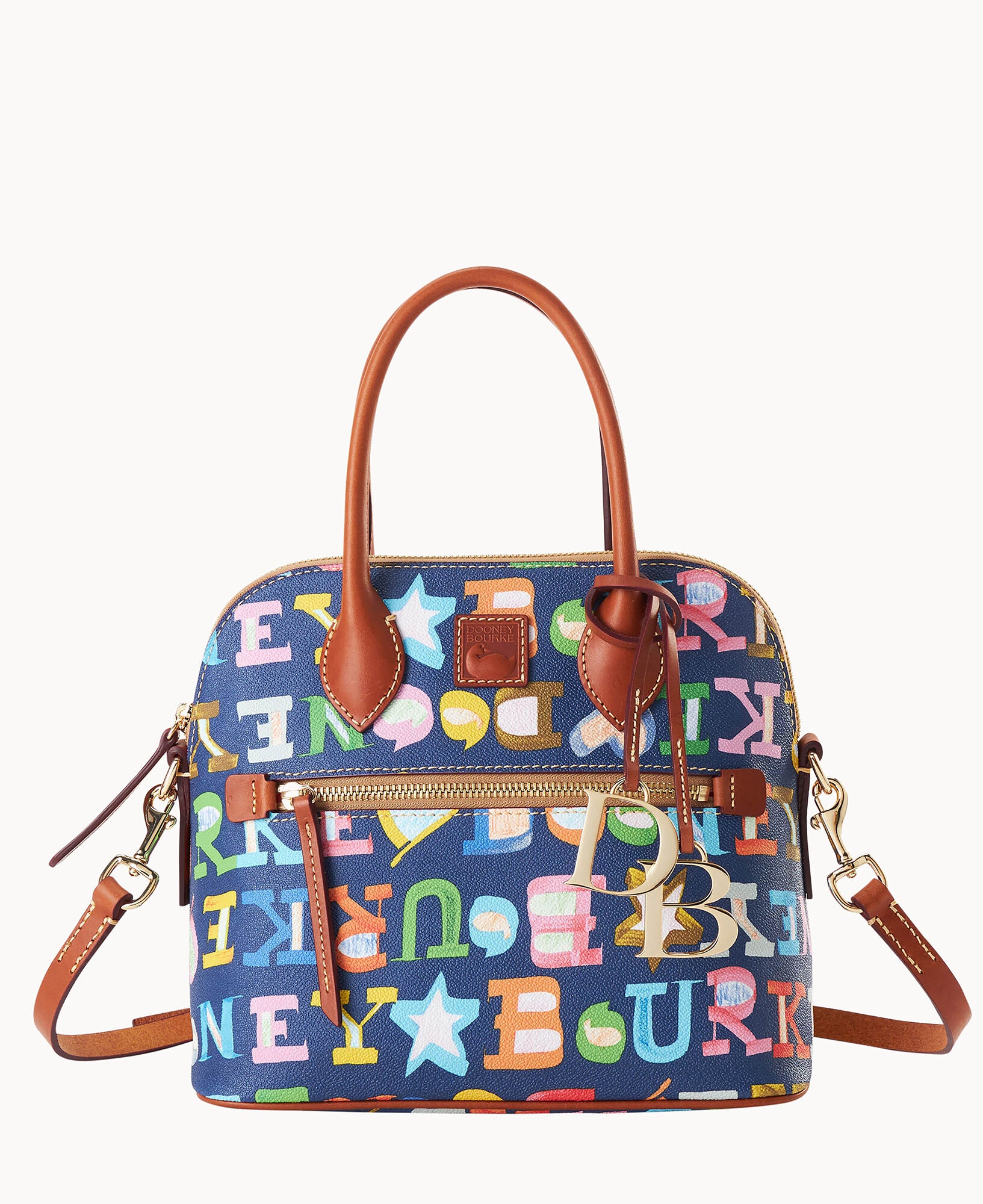 Doodle II Coated Cotton Domed Satchel - Image 5