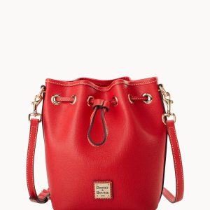 Saffiano Small Drawstring