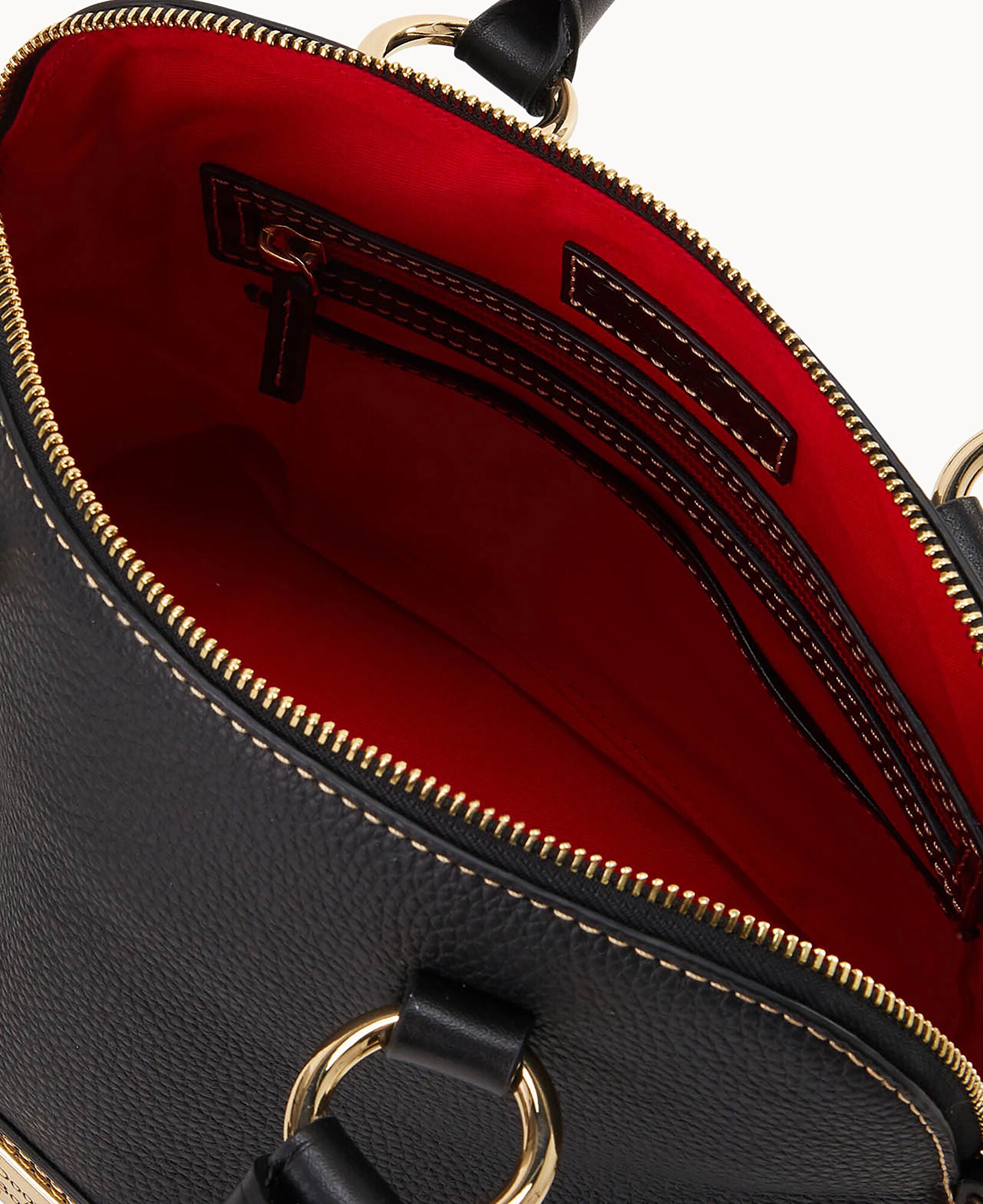 Pebble Grain Domed Satchel - Image 3