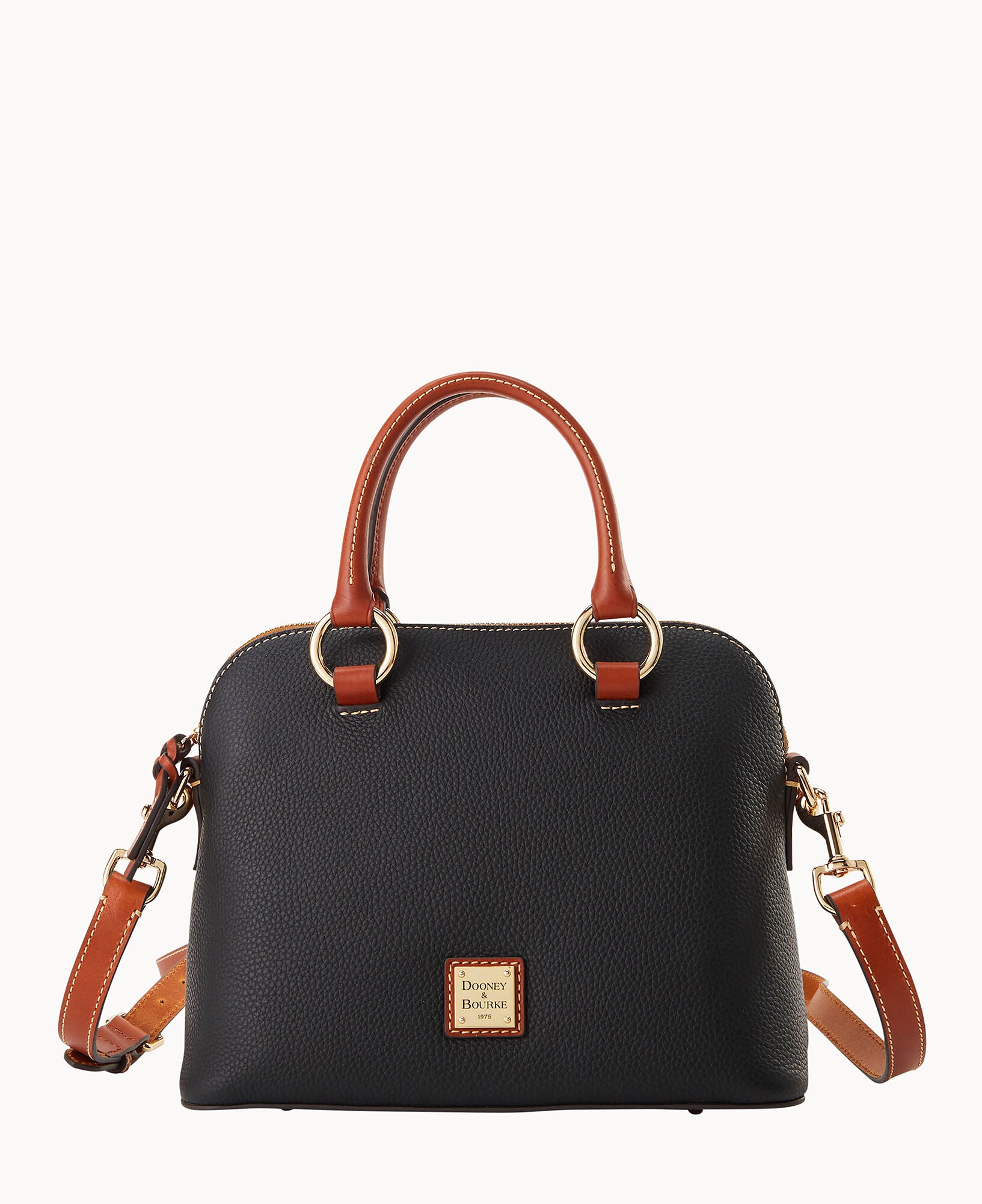 Pebble Grain Domed Satchel - Image 16