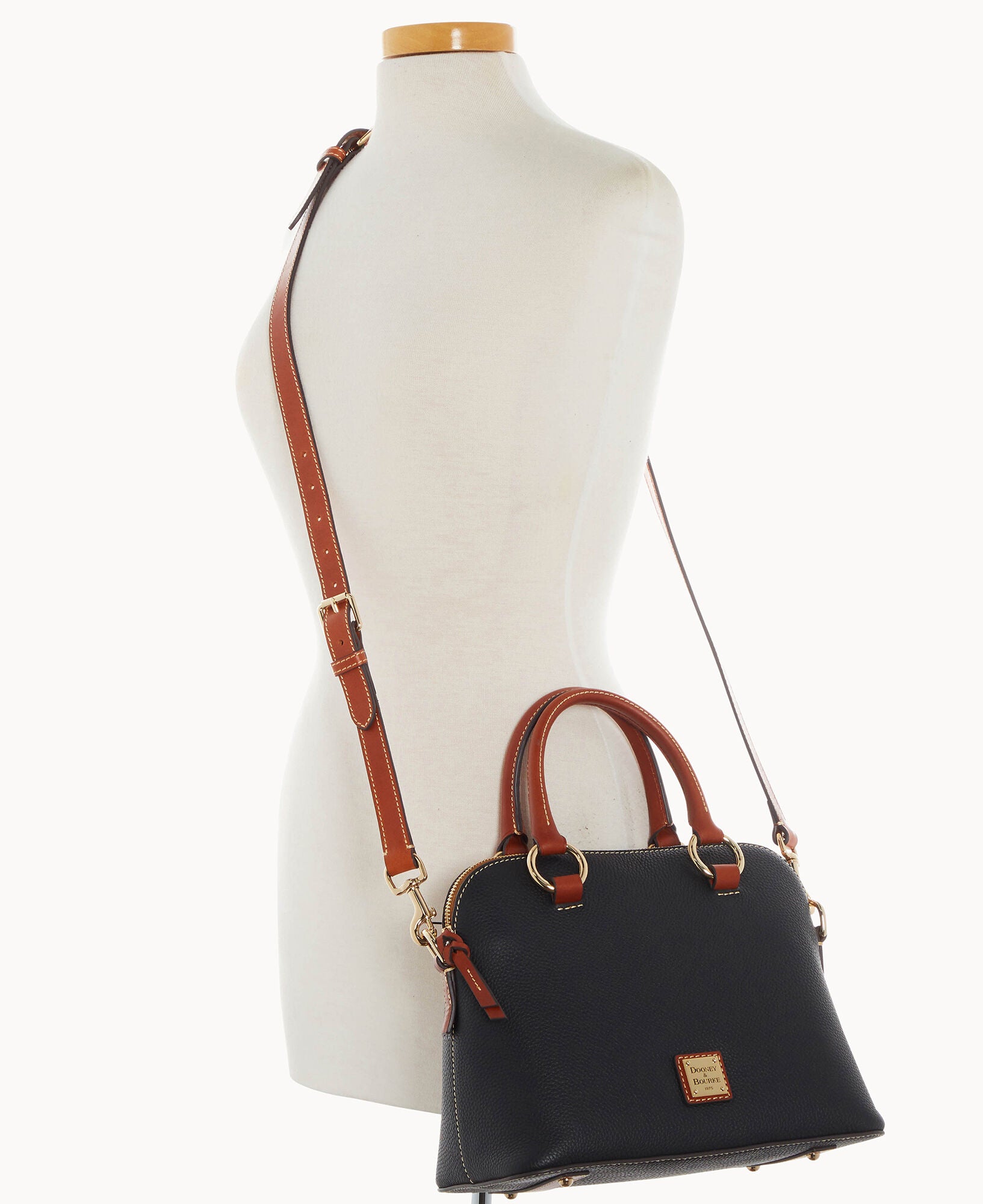 Pebble Grain Domed Satchel - Image 20