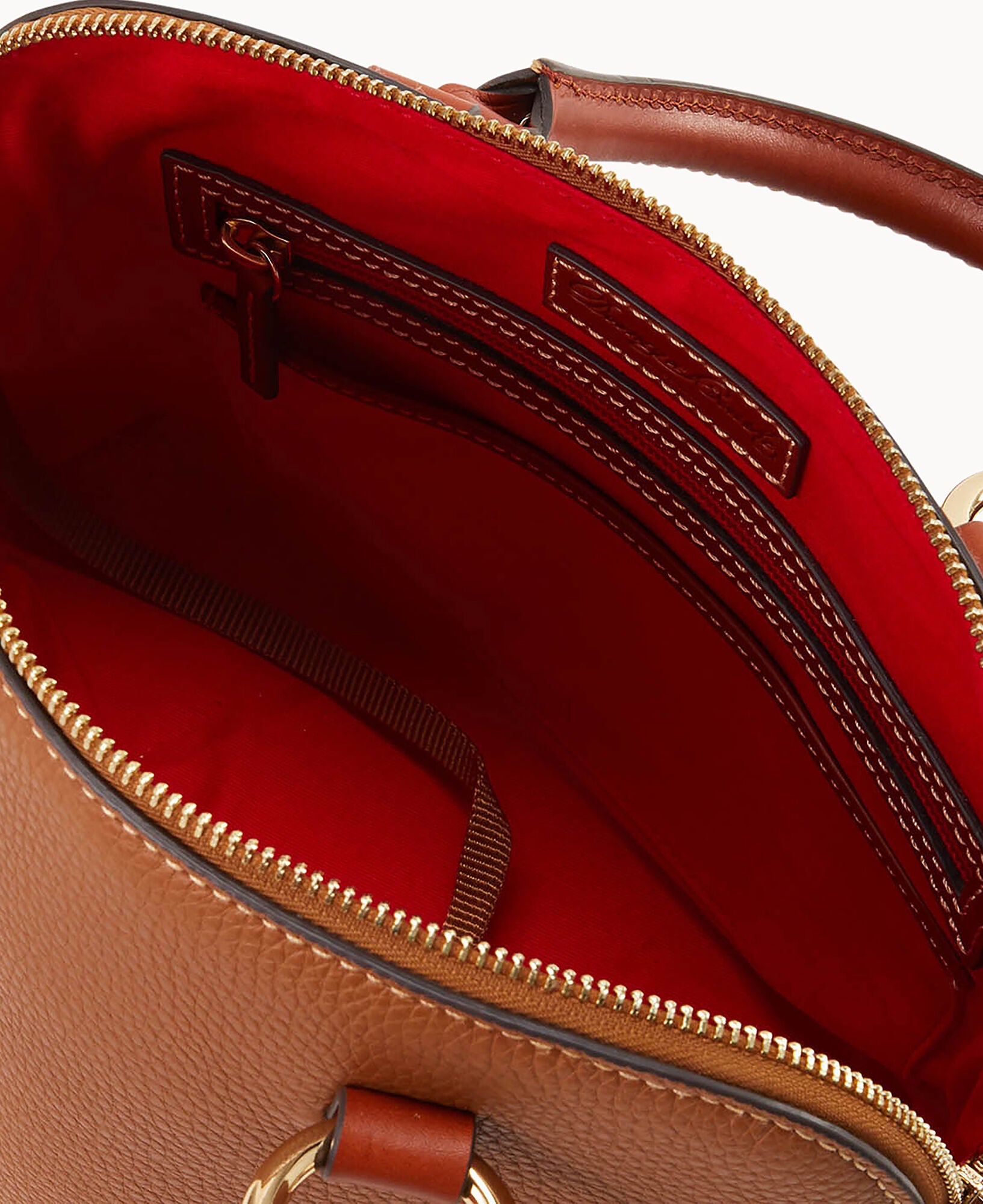 Pebble Grain Domed Satchel - Image 8