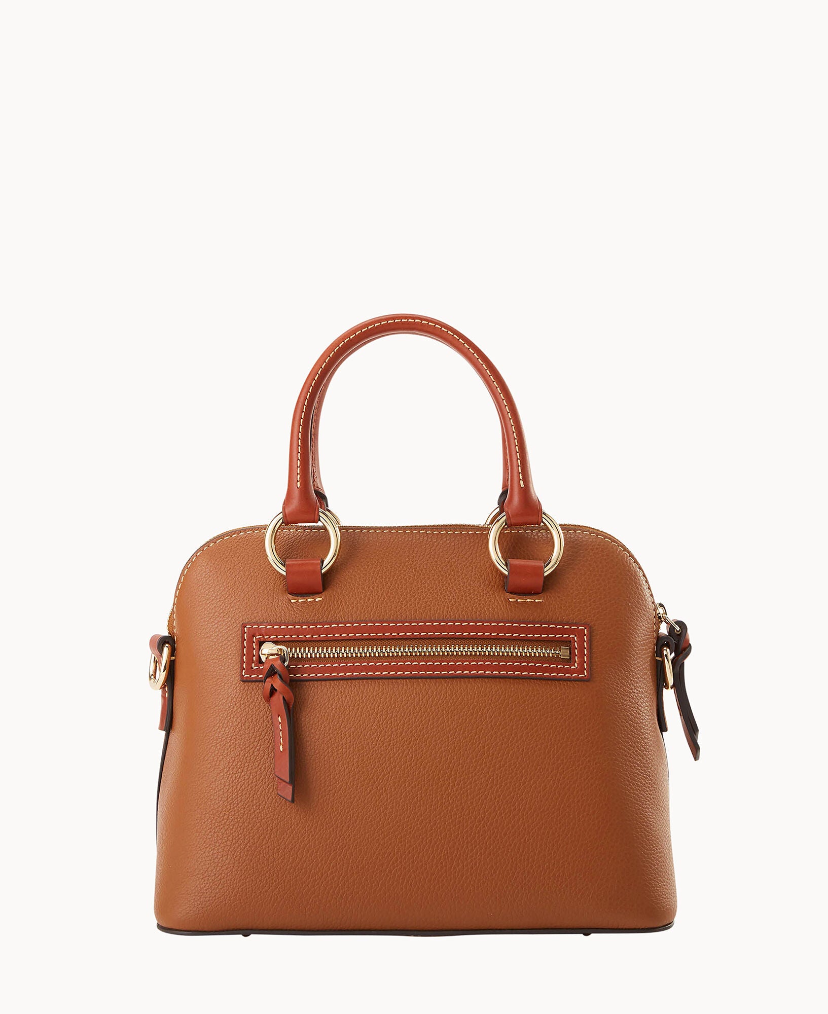 Pebble Grain Domed Satchel - Image 9