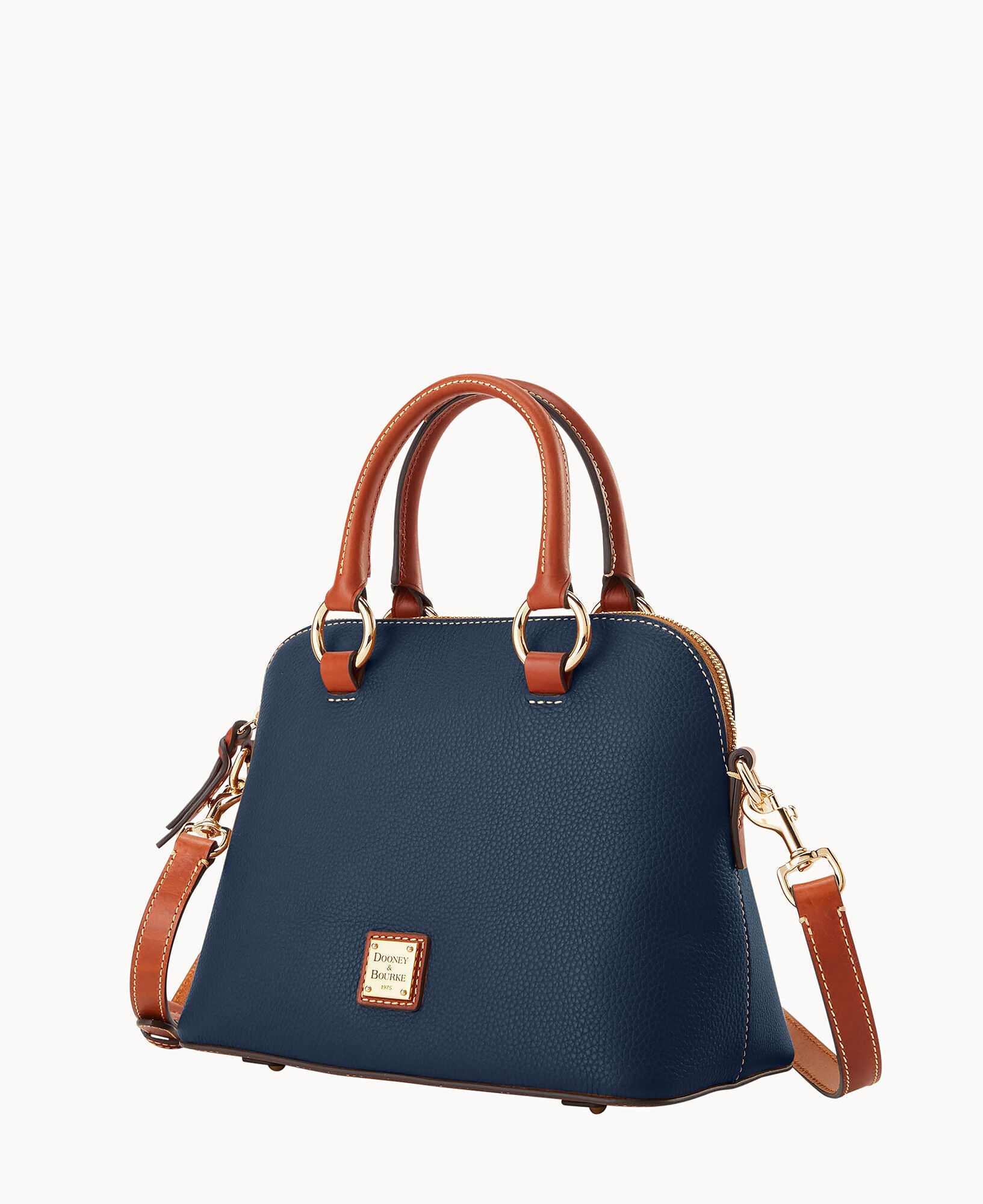 Pebble Grain Domed Satchel - Image 22