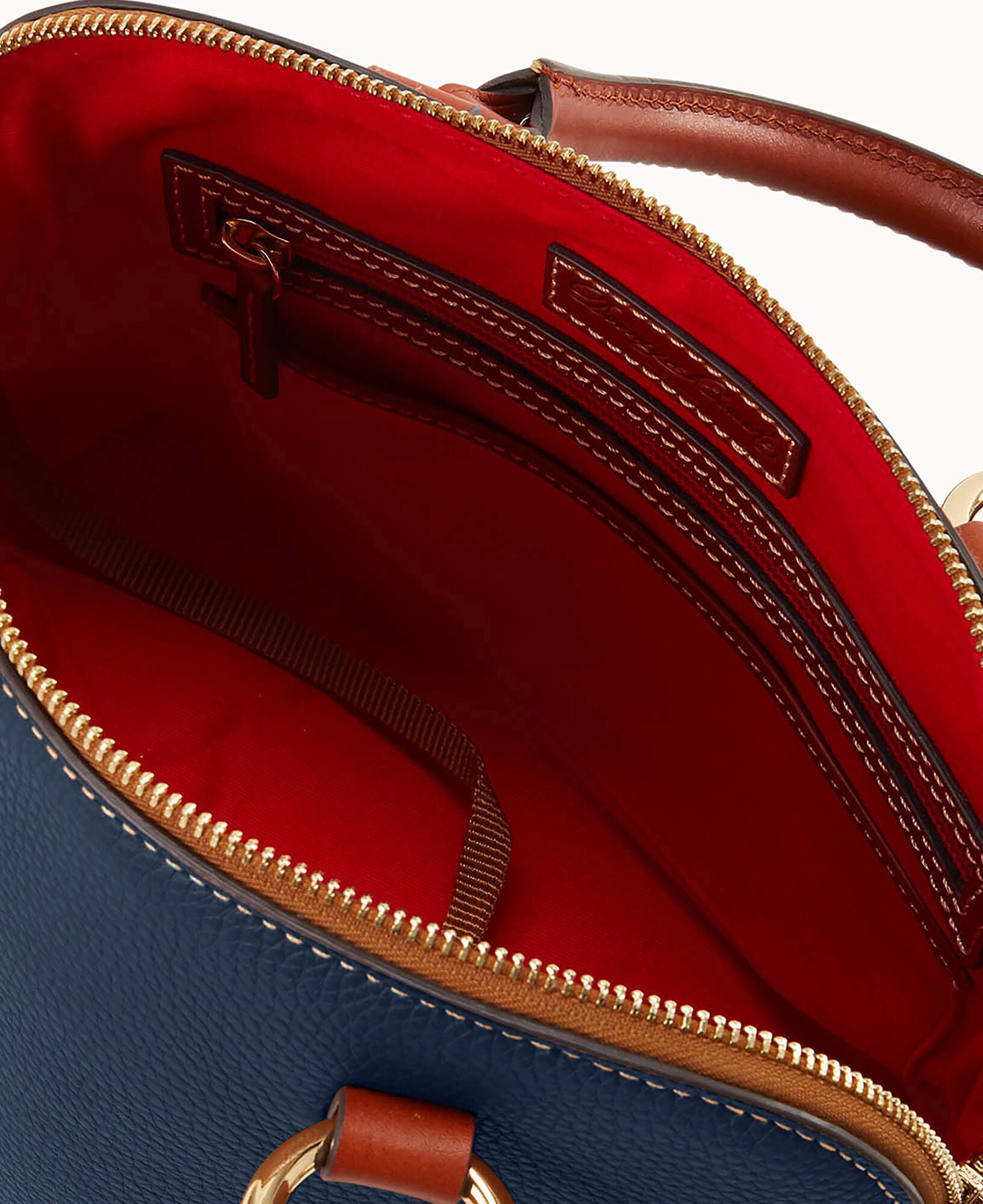 Pebble Grain Domed Satchel - Image 23