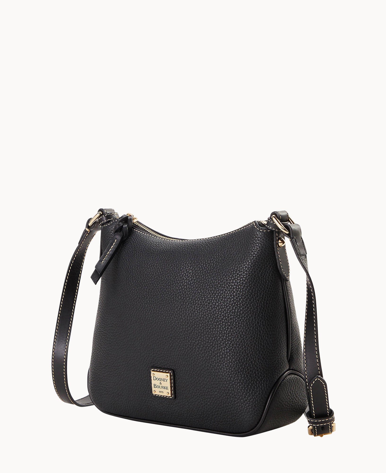 Pebble Grain Crossbody Hobo - Image 19
