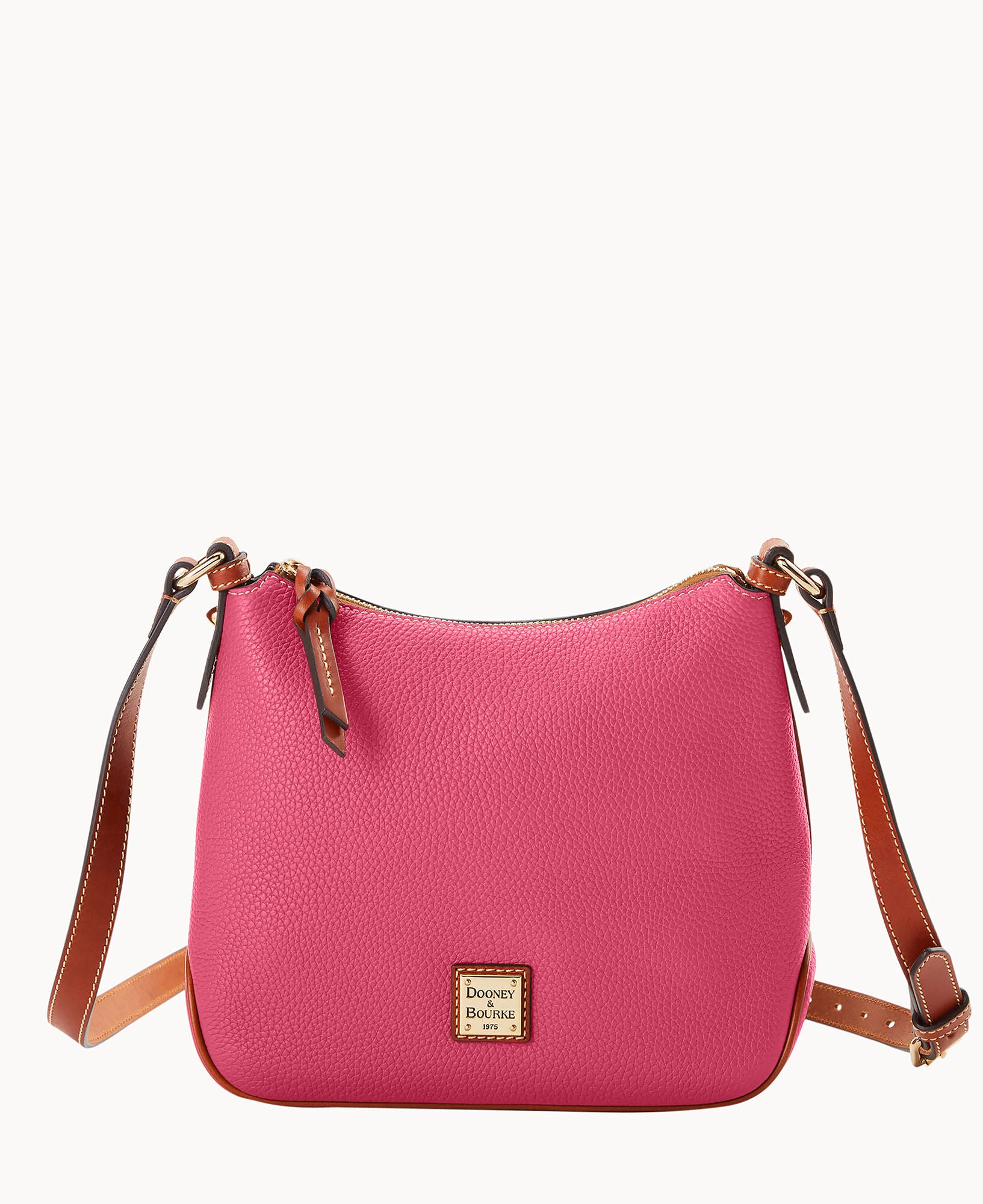 Pebble Grain Crossbody Hobo - Image 13