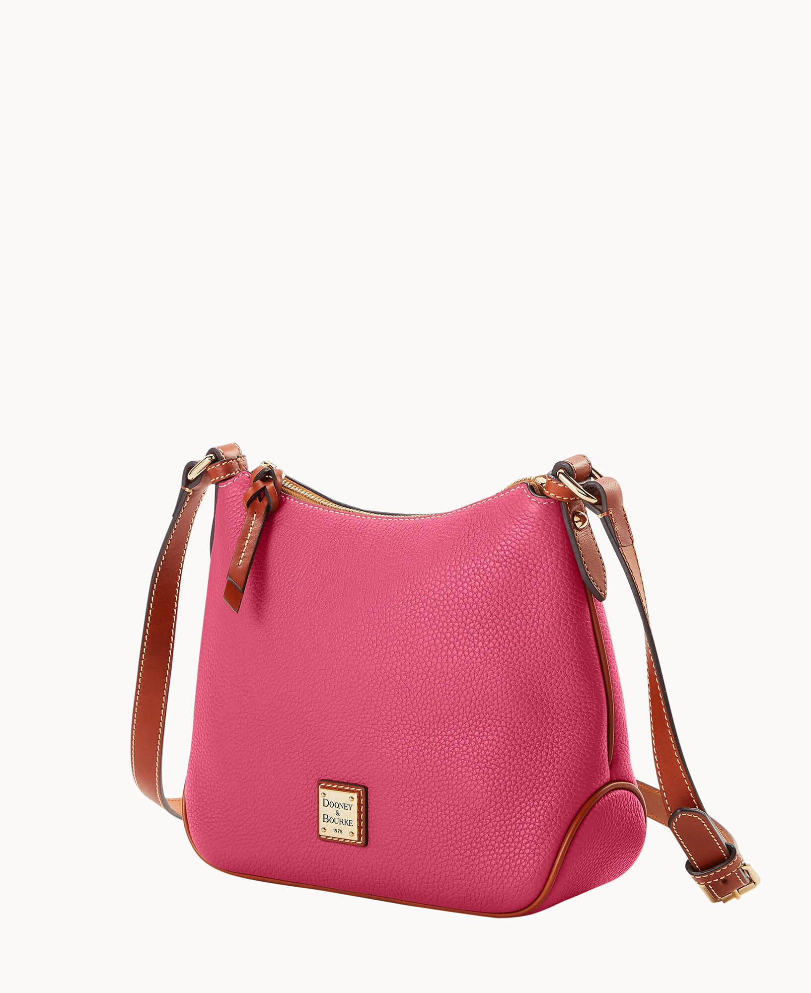 Pebble Grain Crossbody Hobo - Image 14