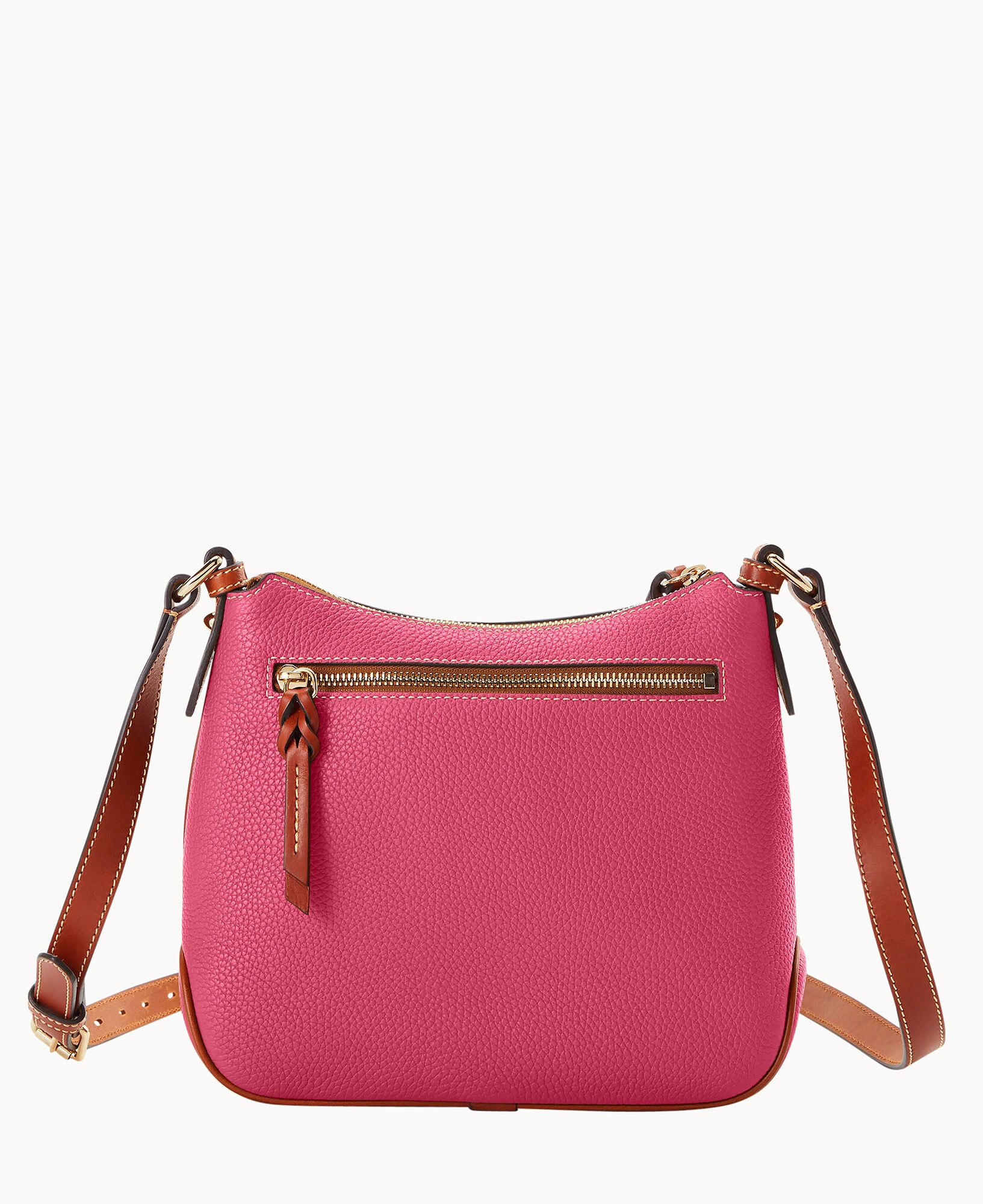 Pebble Grain Crossbody Hobo - Image 16