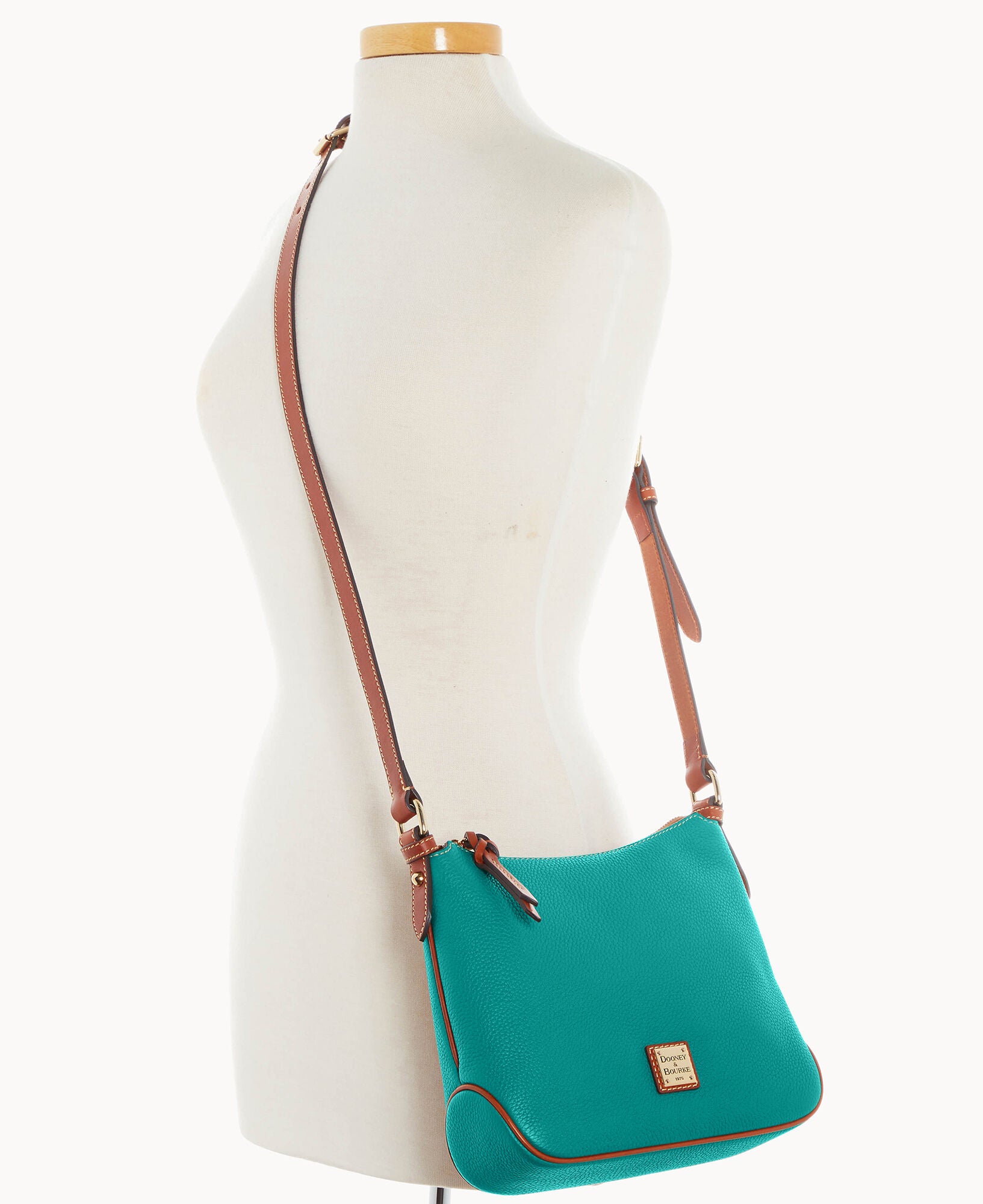 Pebble Grain Crossbody Hobo - Image 28