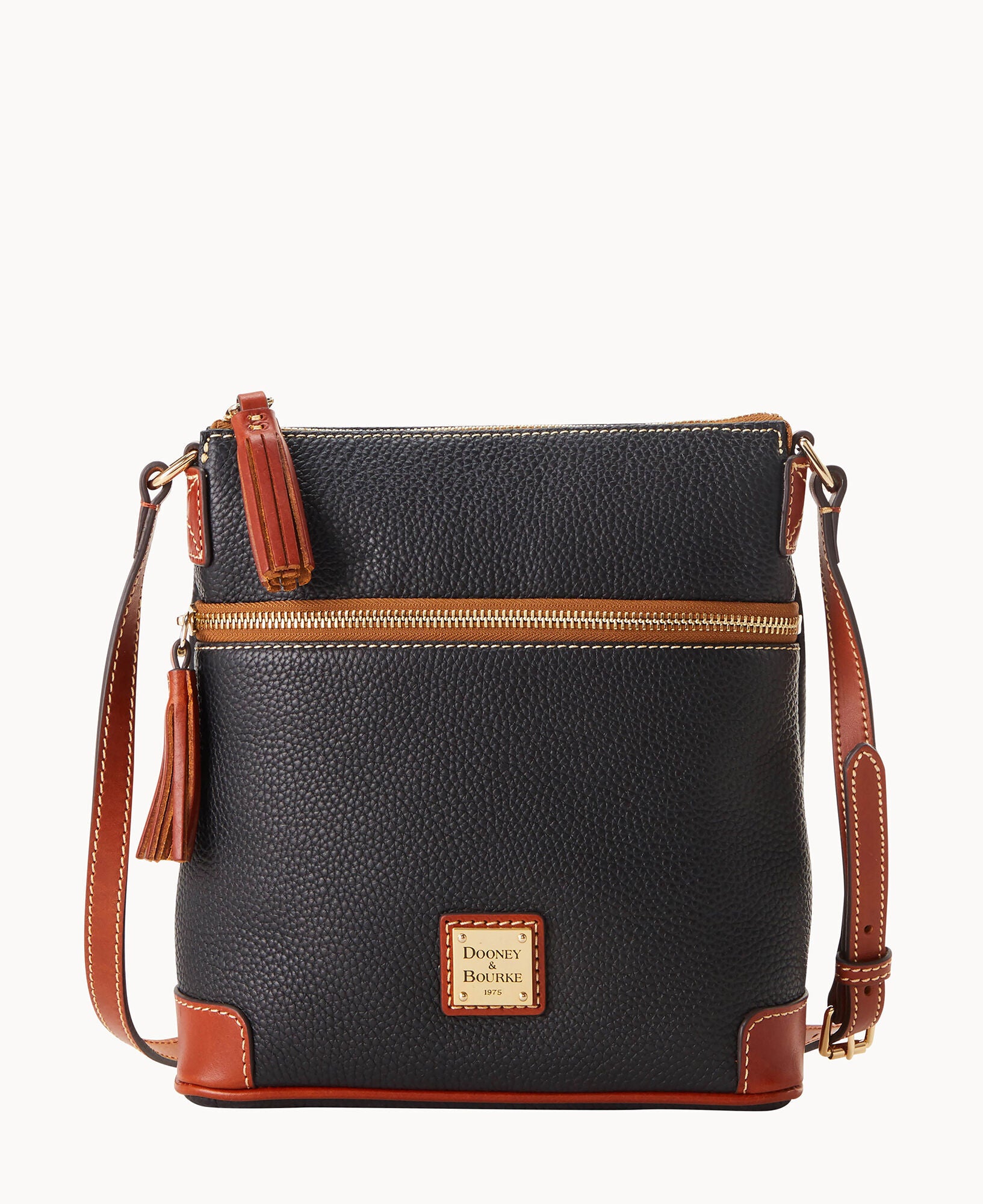 Pebble Grain Small Tassel Crossbody - Image 8