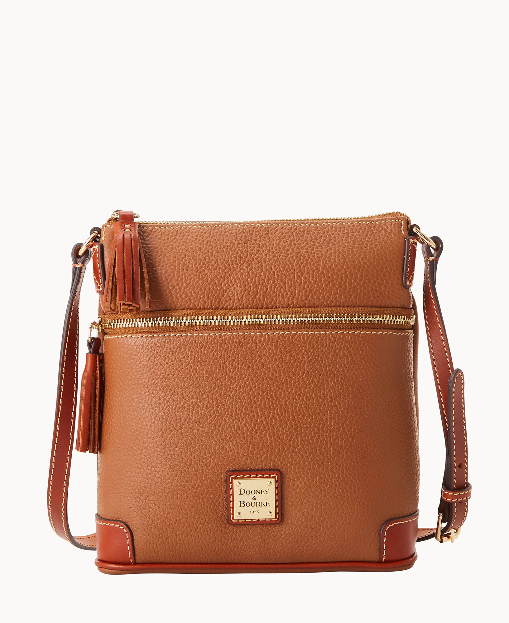 Pebble Grain Small Tassel Crossbody - Image 11