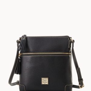 Saffiano Small Tassel Crossbody