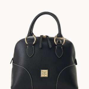 Lucca Leather Domed Satchel