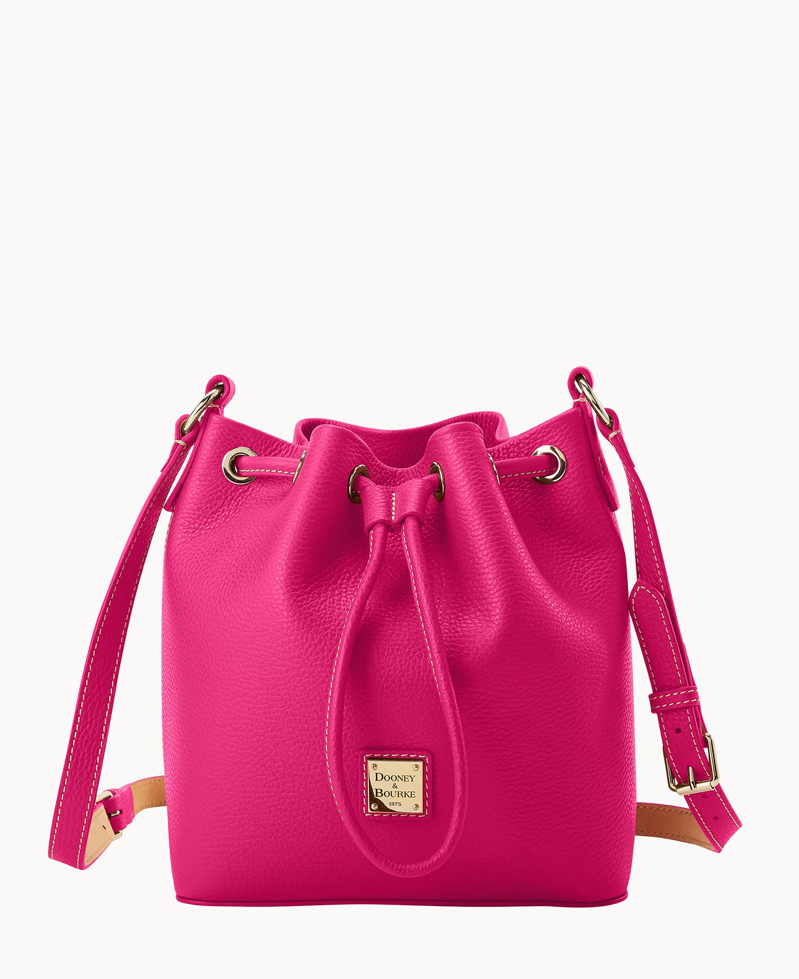 Lucca Leather Crossbody Drawstring - Image 9