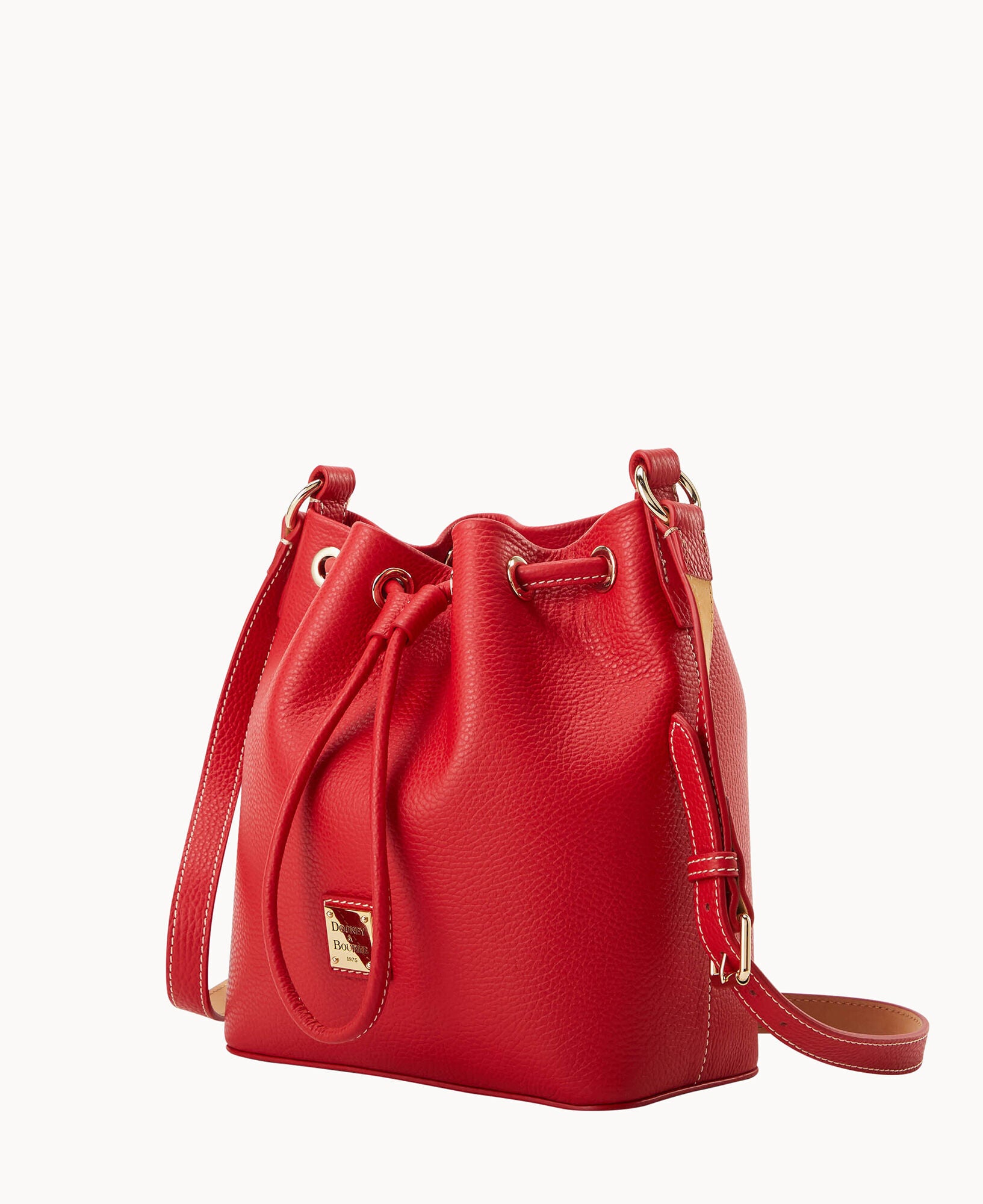 Lucca Leather Crossbody Drawstring - Image 6